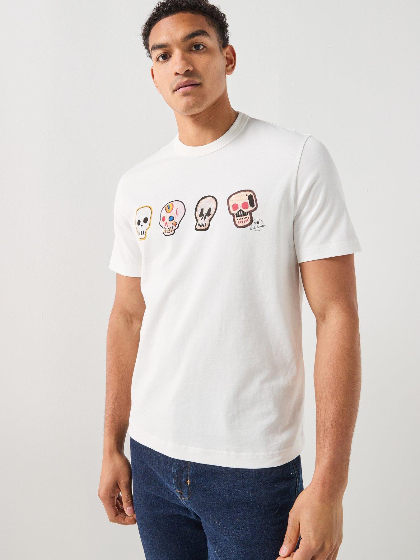 PS PAUL SMITH Skulls Graphic T-Shirt - White