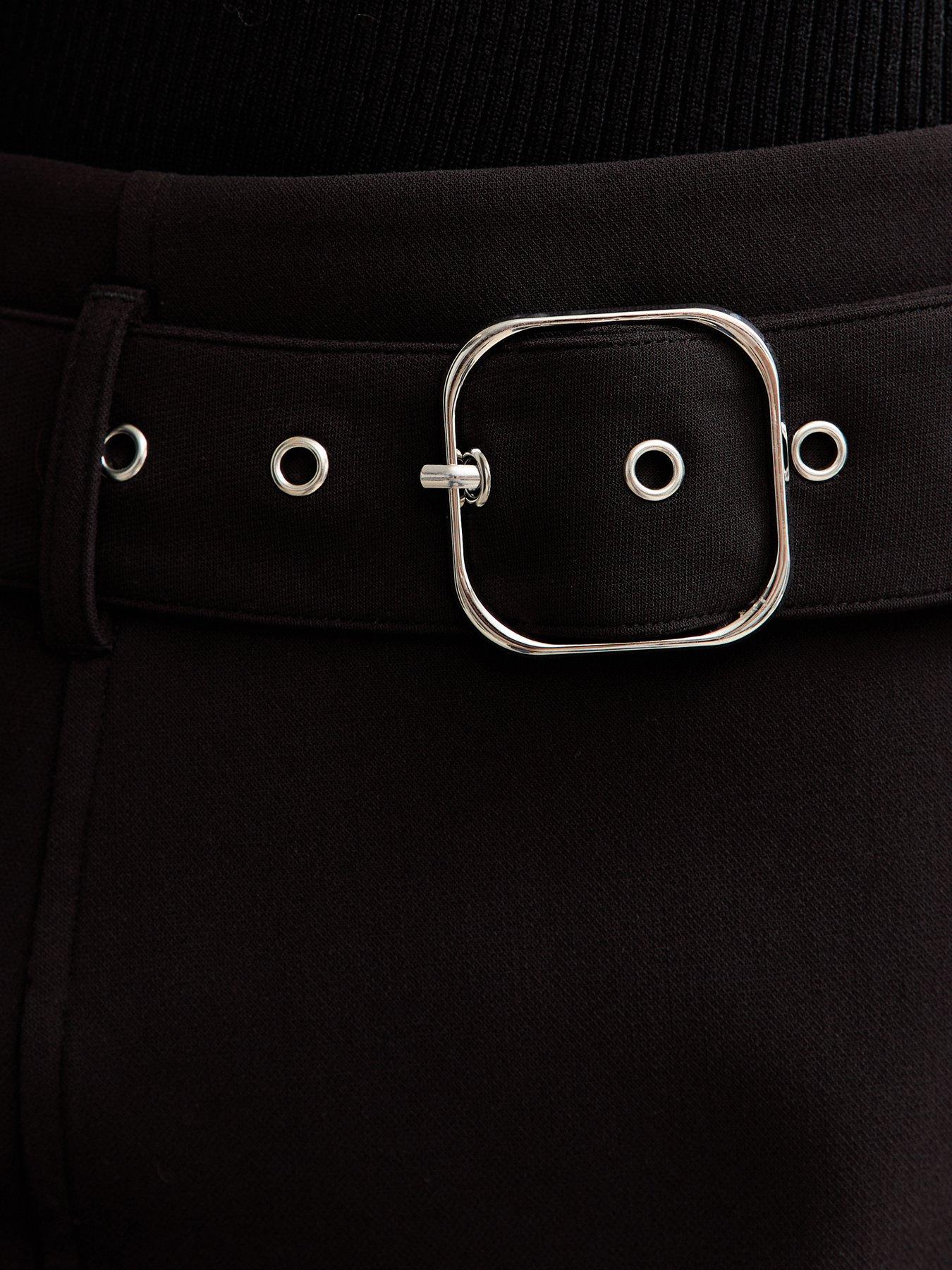 new-look-black-belted-waist-mini-skirtdetail