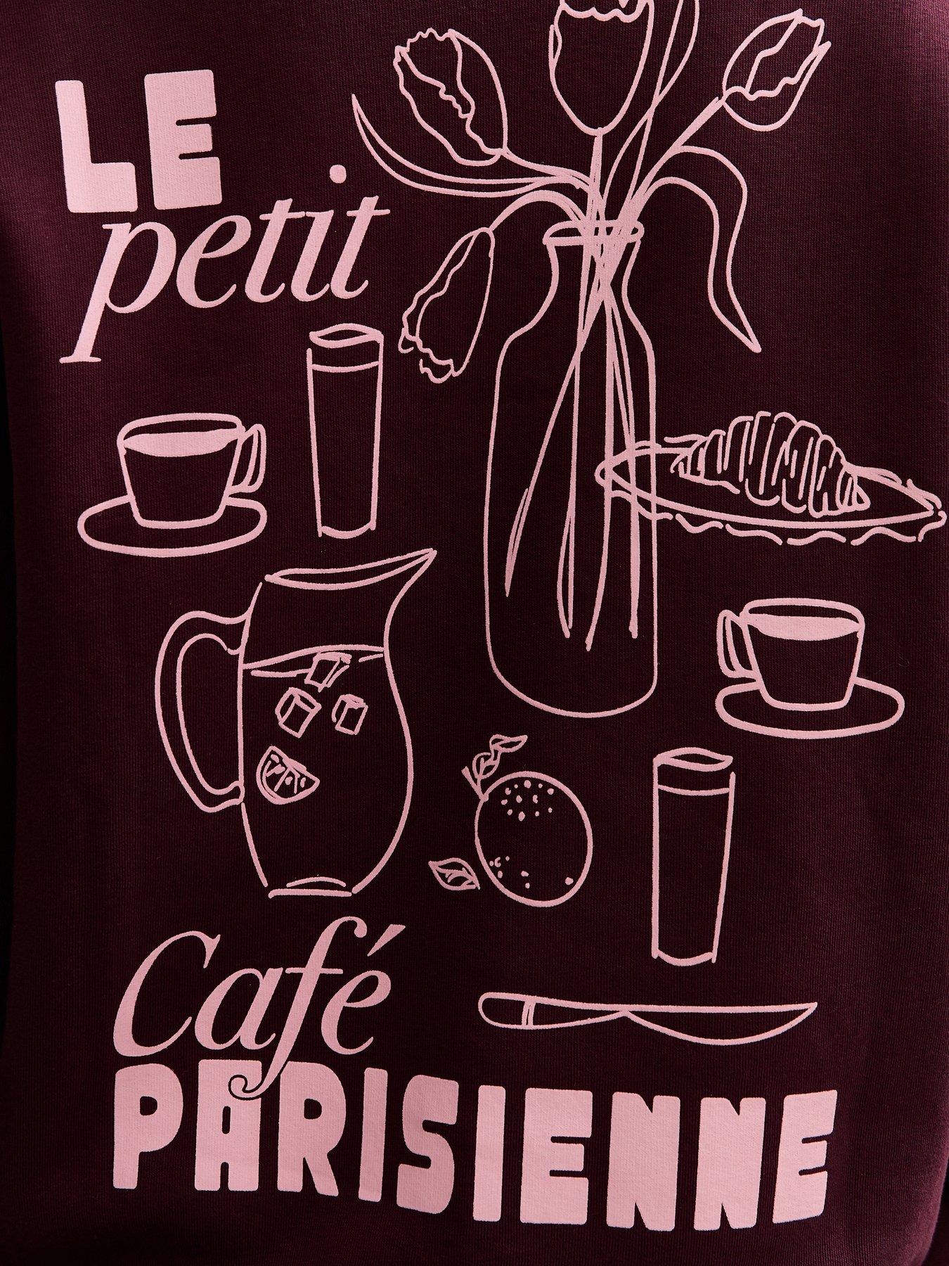 new-look-dark-burgundy-le-petit-cafe-logo-print-sweatshirtdetail