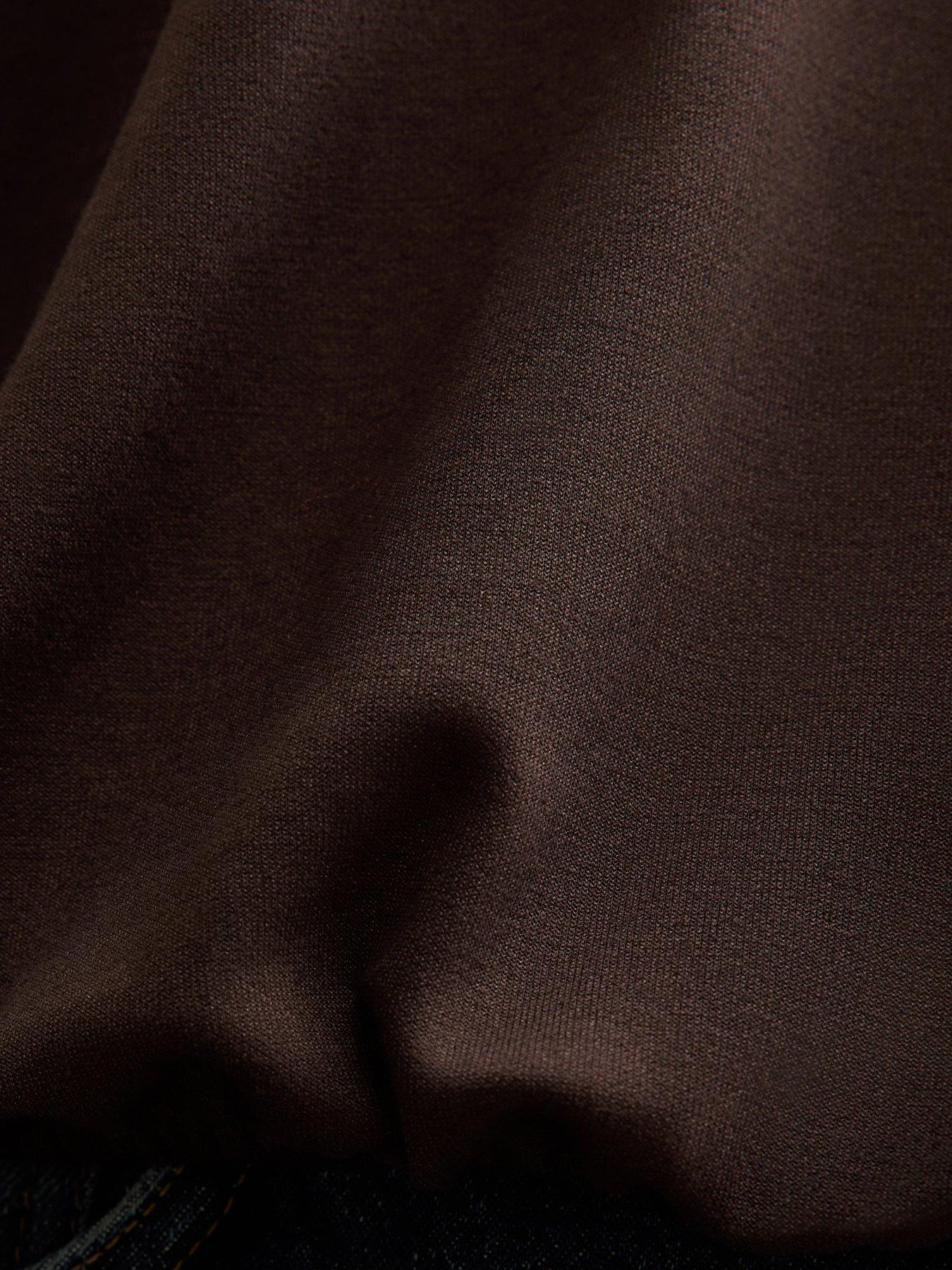 New Look Dark Brown Bubble Hem Sweatshirt | Very Ireland