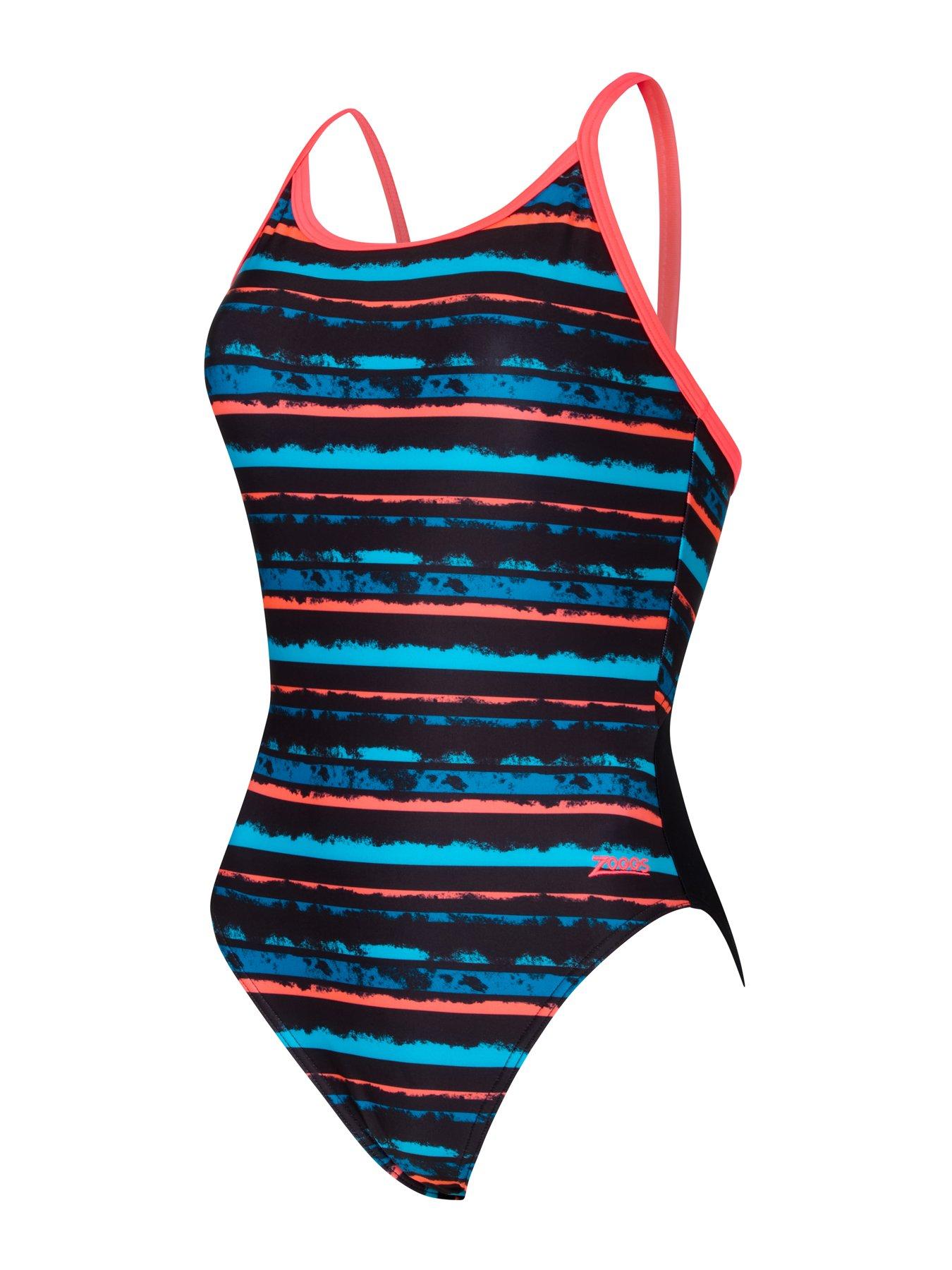 Image 5 of 6 of Zoggs Womens Swim Sprintback Eswimsuit - Multi