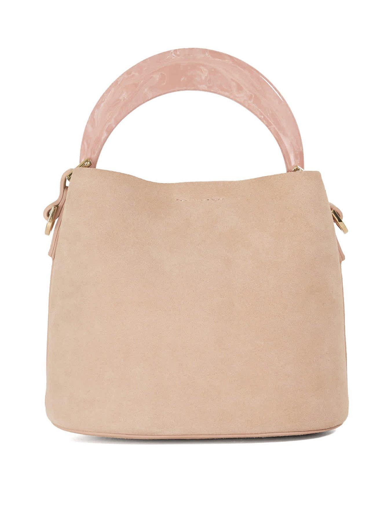 Image 4 of 6 of Dune London Dharla Moulded Handle Scoop Bag - Mink