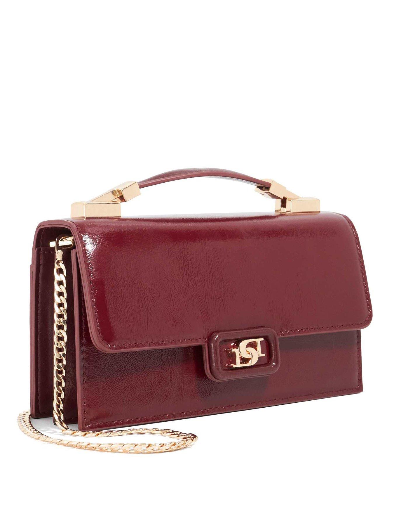 dune-london-skilled-top-handle-microbag-burgundy-redback