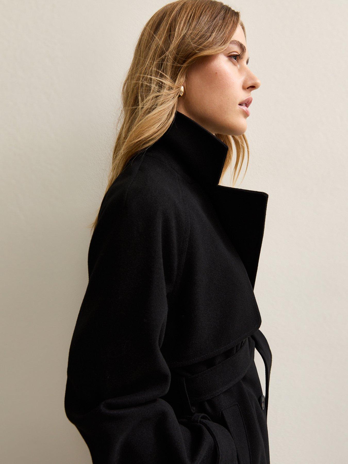 new-look-brushed-double-breasted-trench-coat-blackdetail