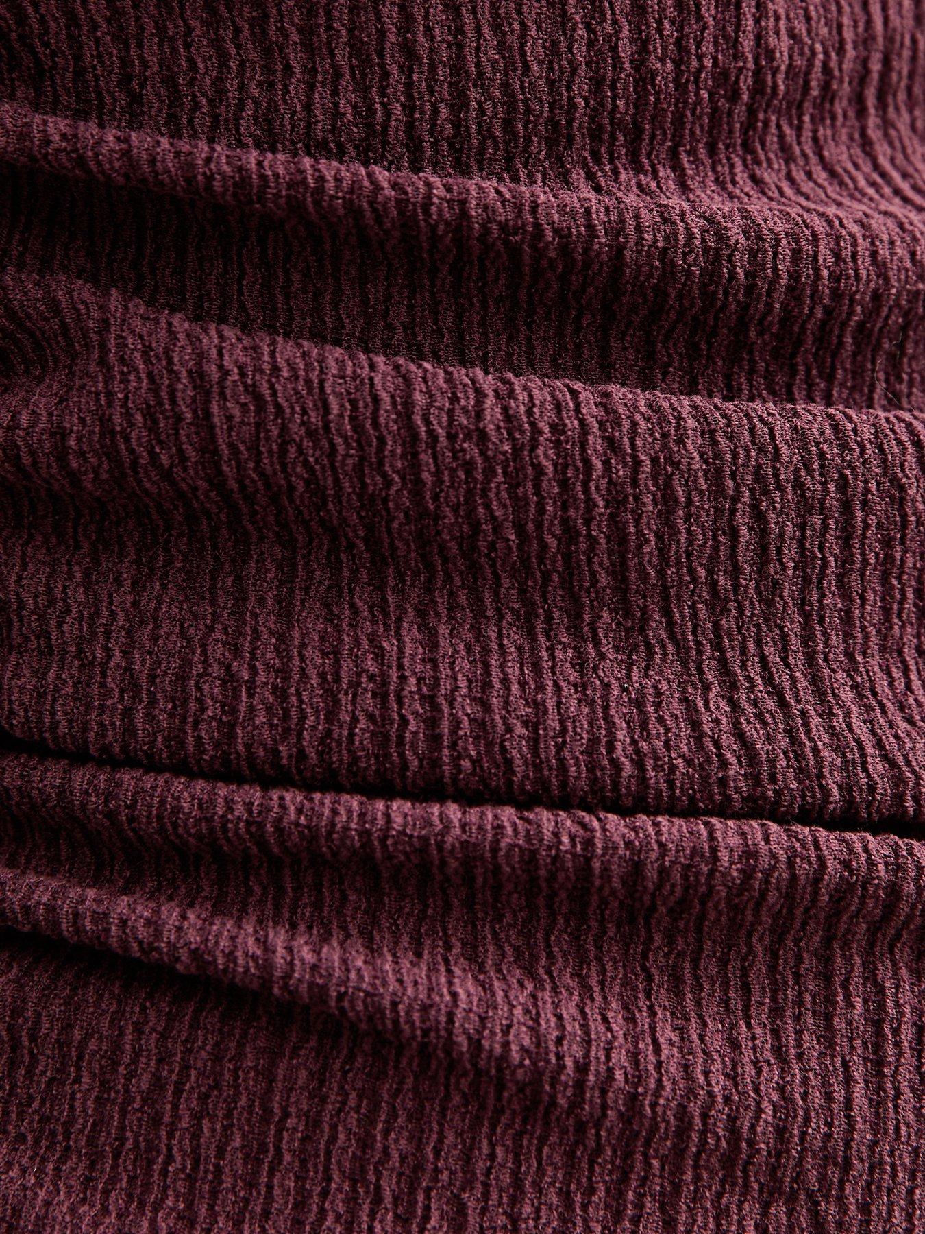 new-look-burgundy-asymmetric-ruched-waist-long-sleeve-topdetail