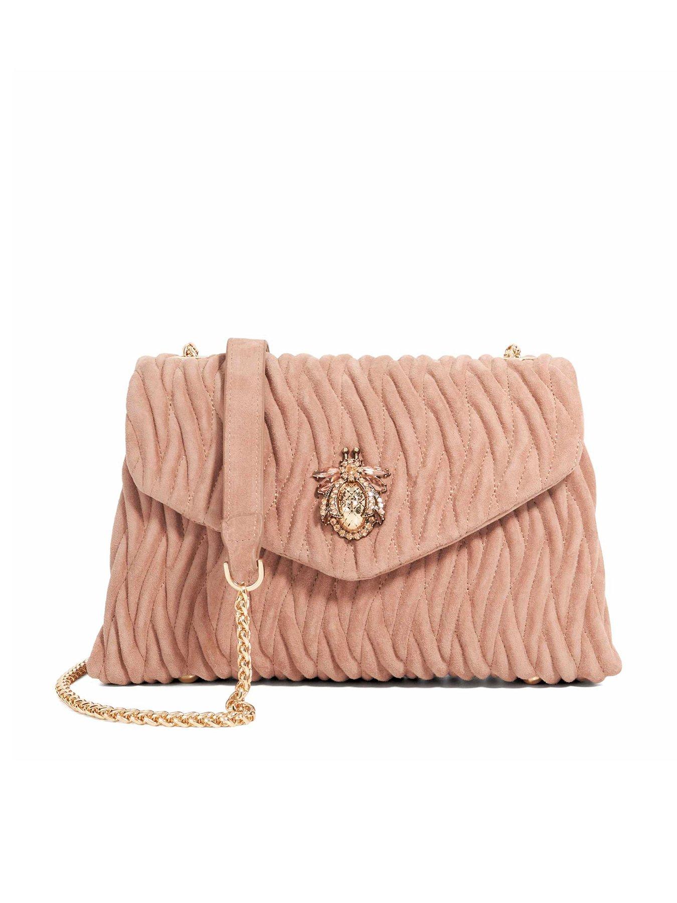 dune-london-darling-bug-quilt-shoulder-bag-minkstillFront