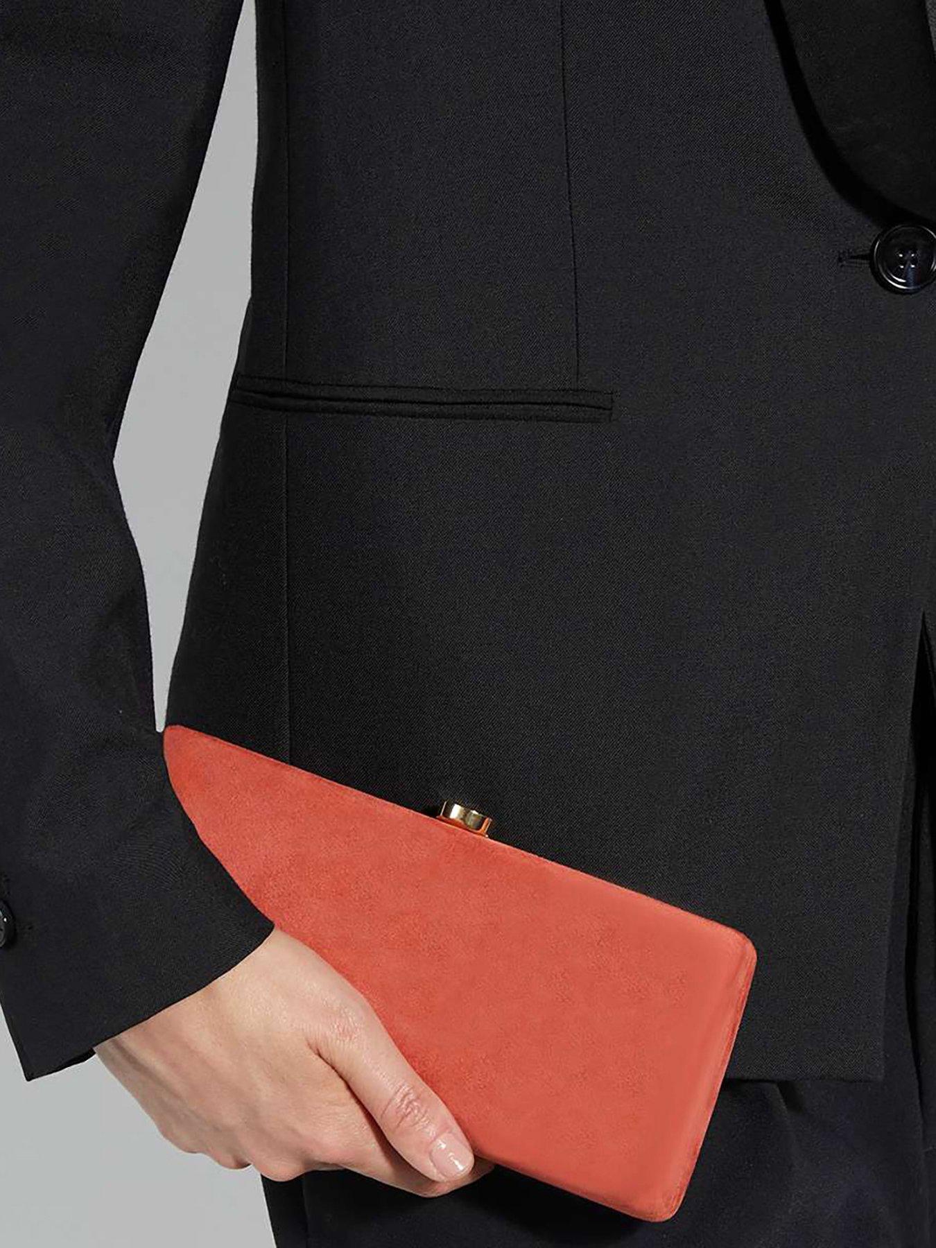Dune London Belinda Tear Drop Clutch - Blush Pink