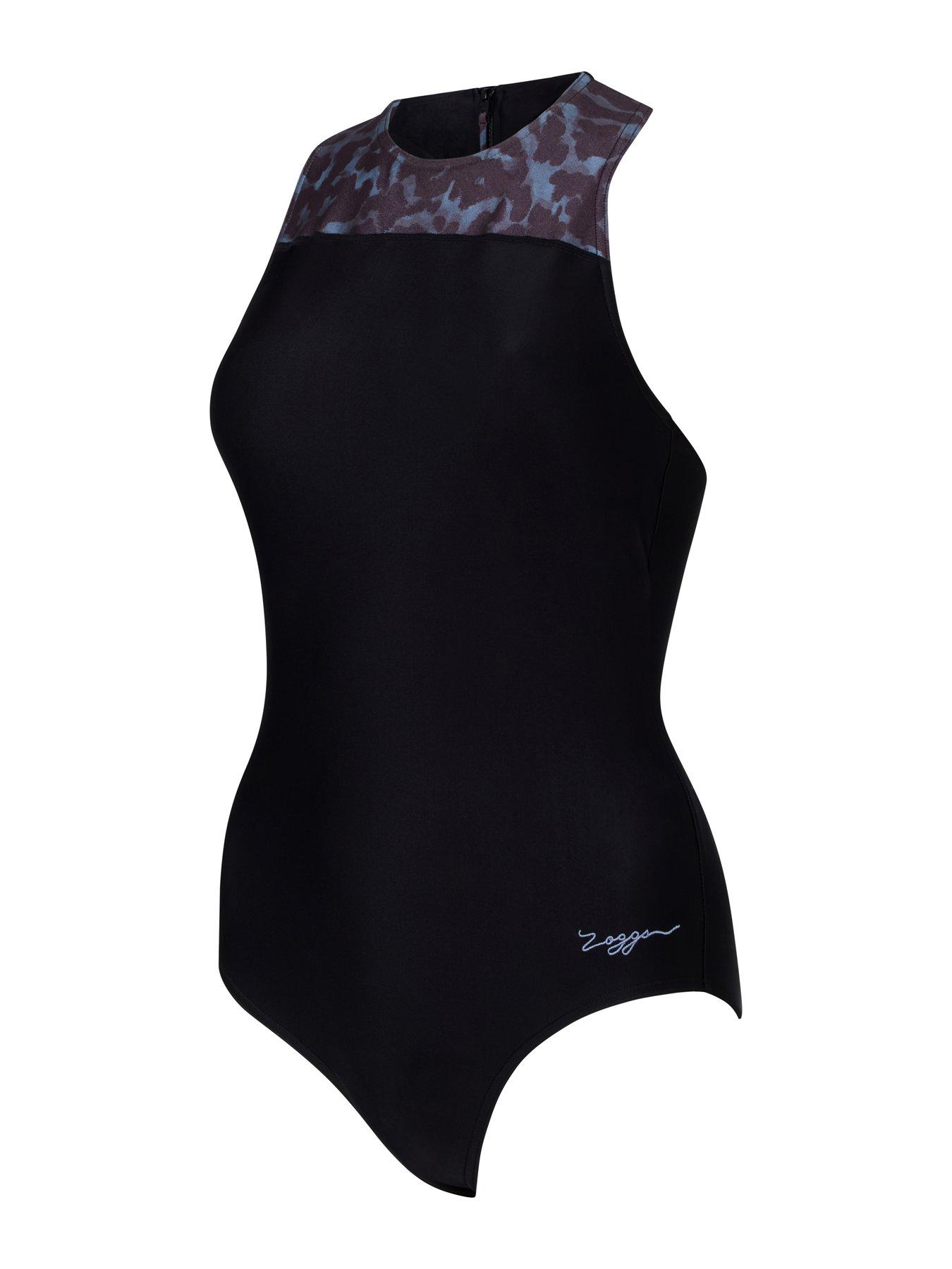Image 6 of 7 of Zoggs Womens Swim Zipbackswimsuit - Grey