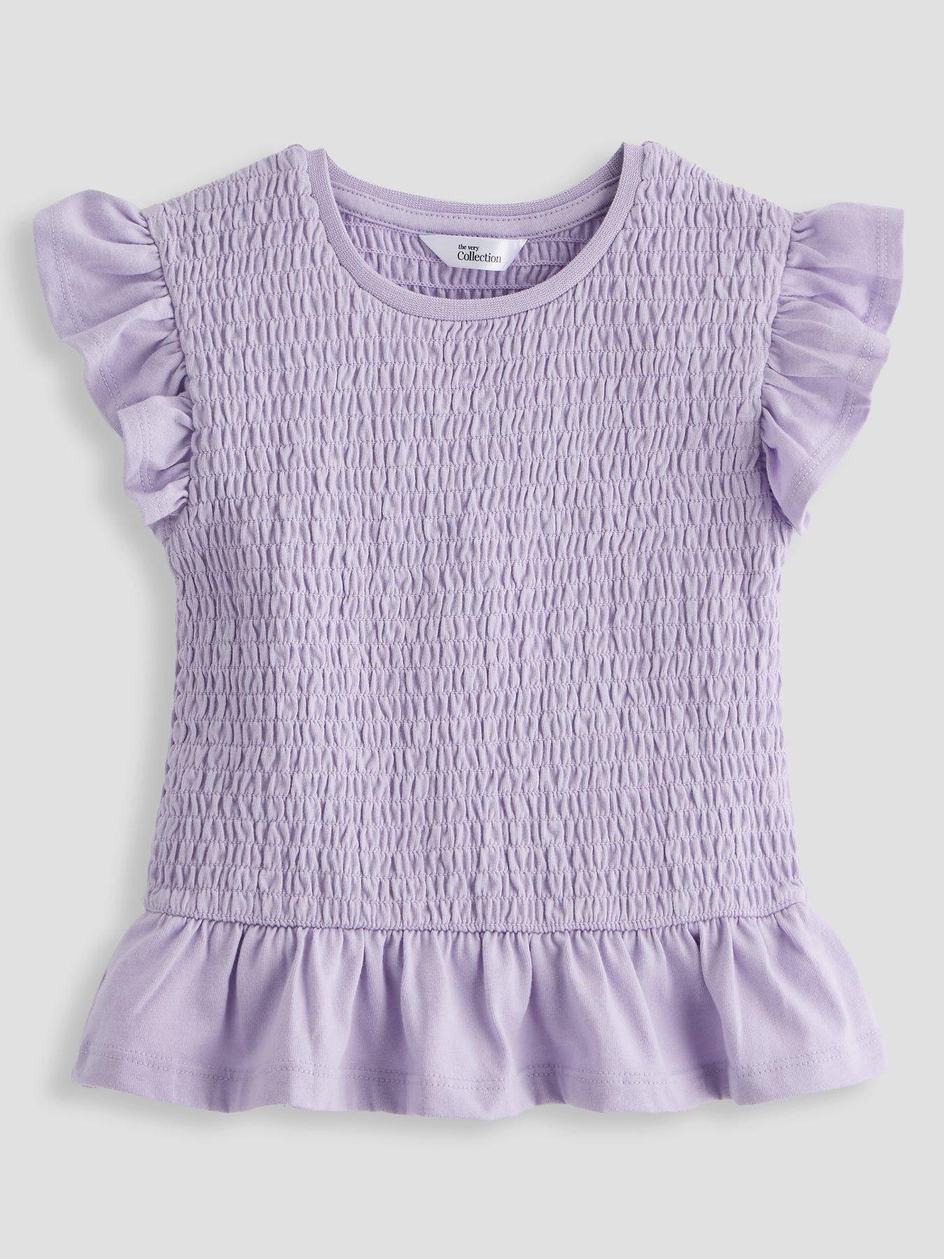 the-very-collection-girls-shirred-top-purple