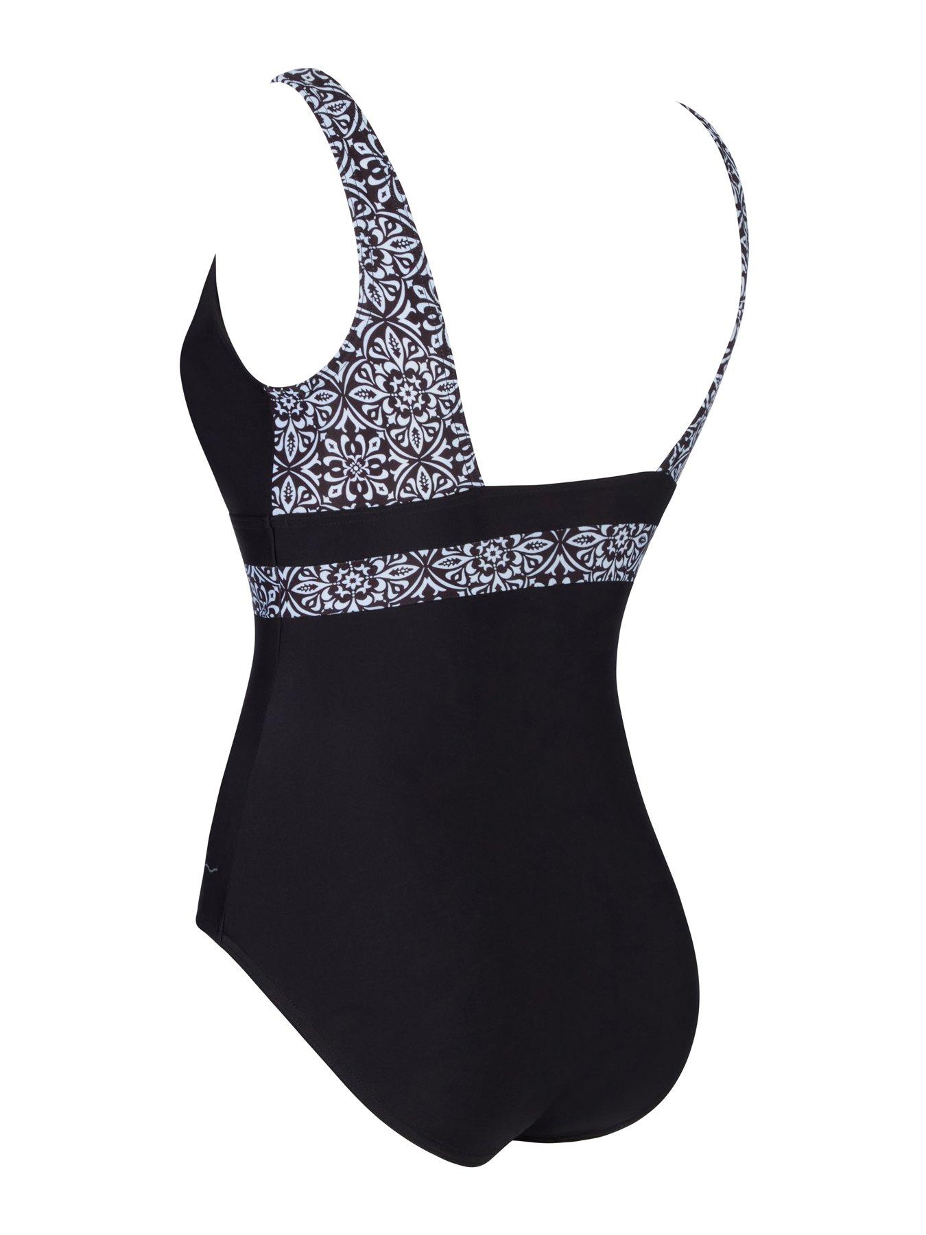 Image 6 of 6 of Zoggs Womens Swim Squarebackswimsuit - Multi