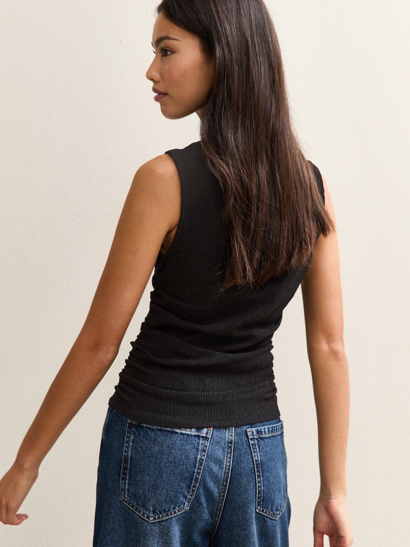 new-look-textured-jersey-ruched-tank-top-blackstillFront