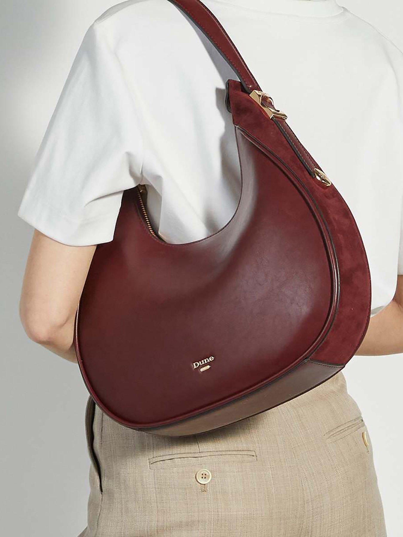 dune-london-dedicated-smart-scoop-shoulder-burgundyfront