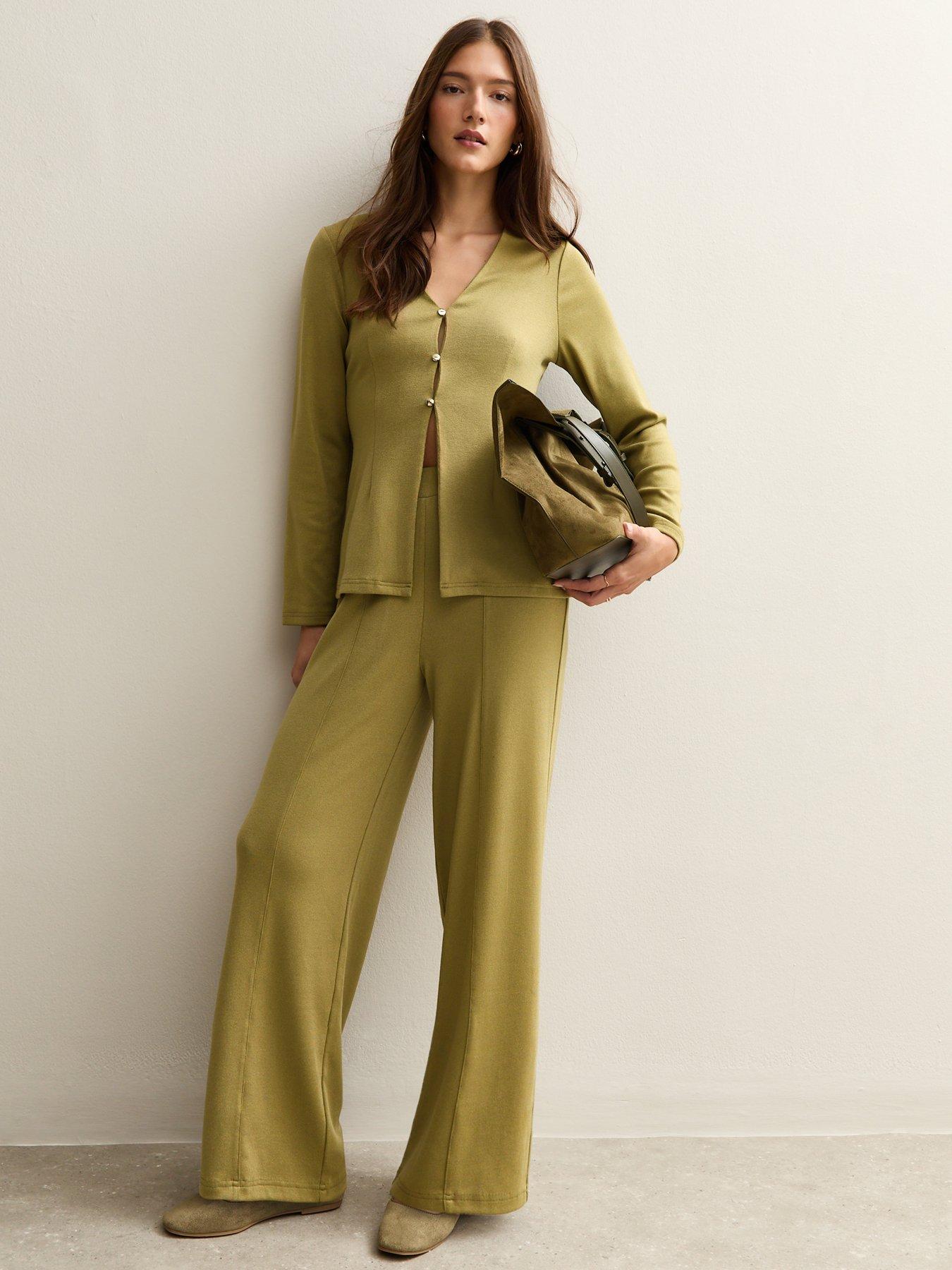 new-look-soft-touch-longline-cardigan-khakiback