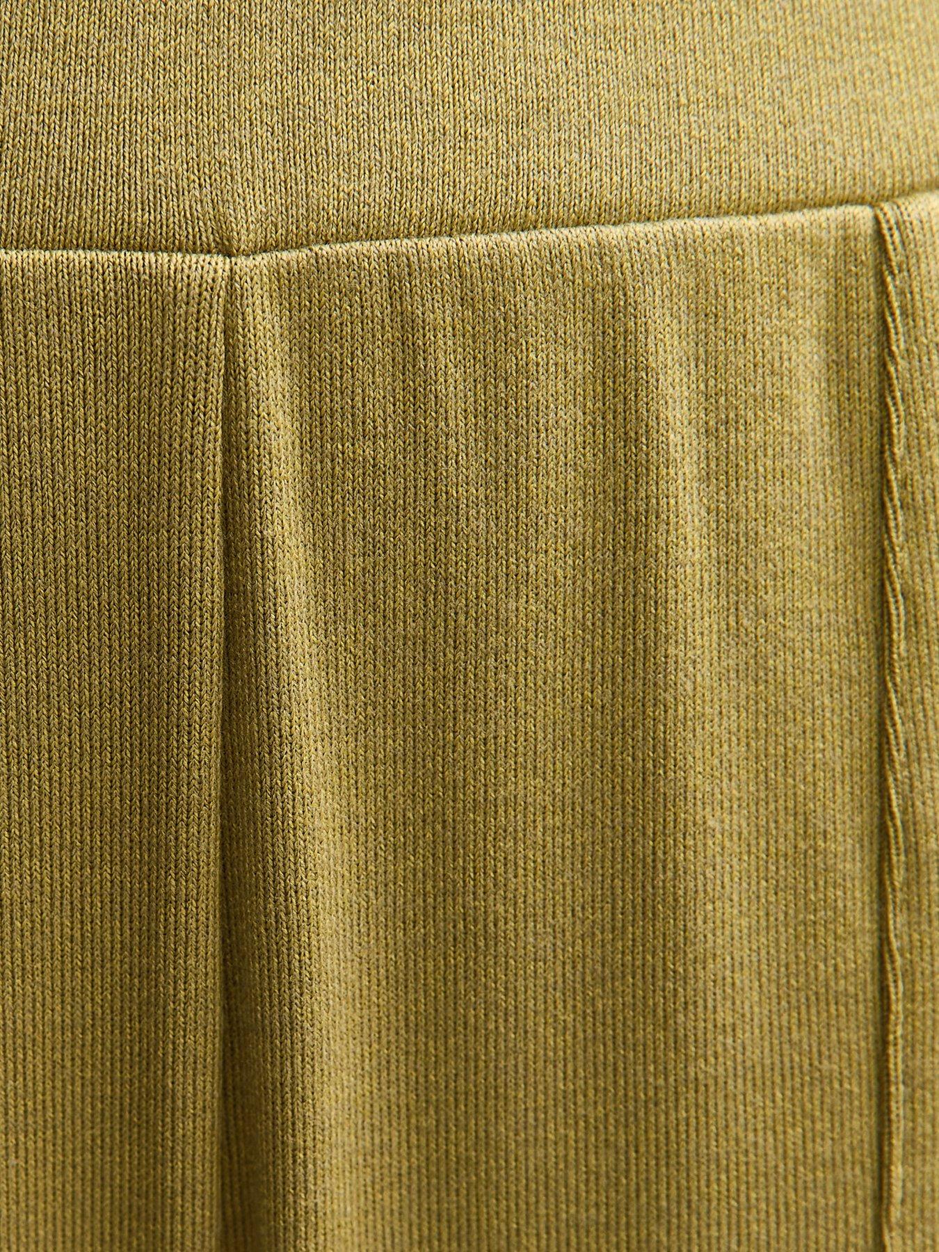 new-look-soft-touch-front-seam-wide-leg-trousers-khakidetail