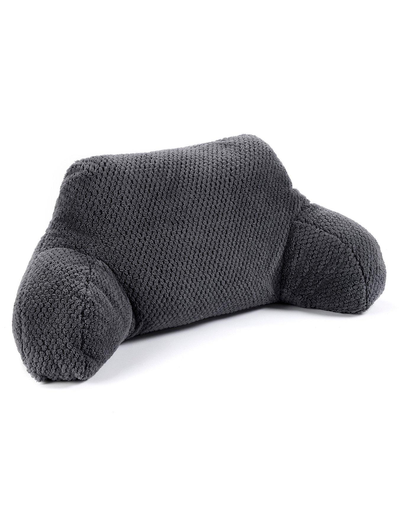 the-very-collection-waffle-cuddle-cushion-charcoaldetail