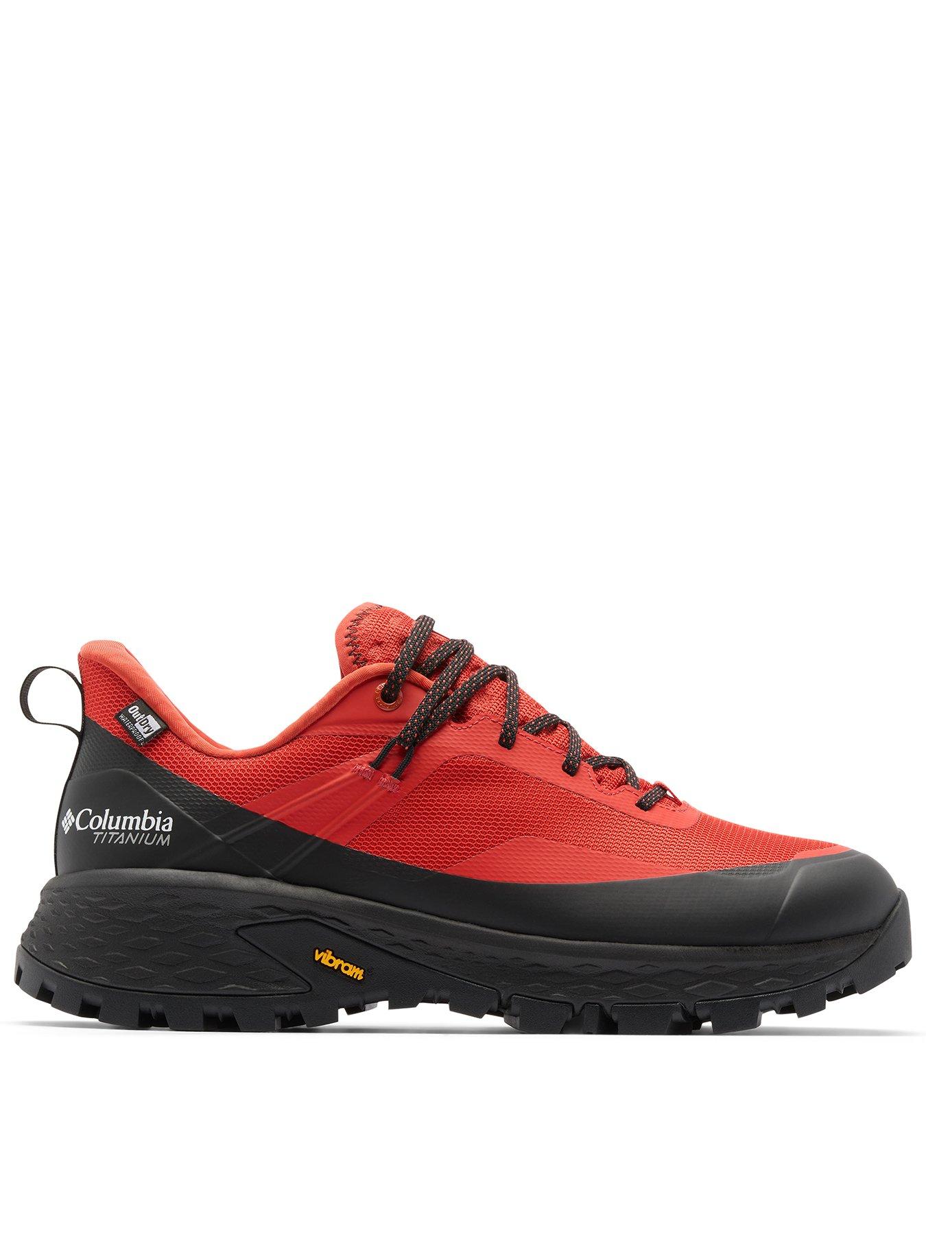 Columbia Mens Tellurix Titanium Outdry Hiking Shoes - Red