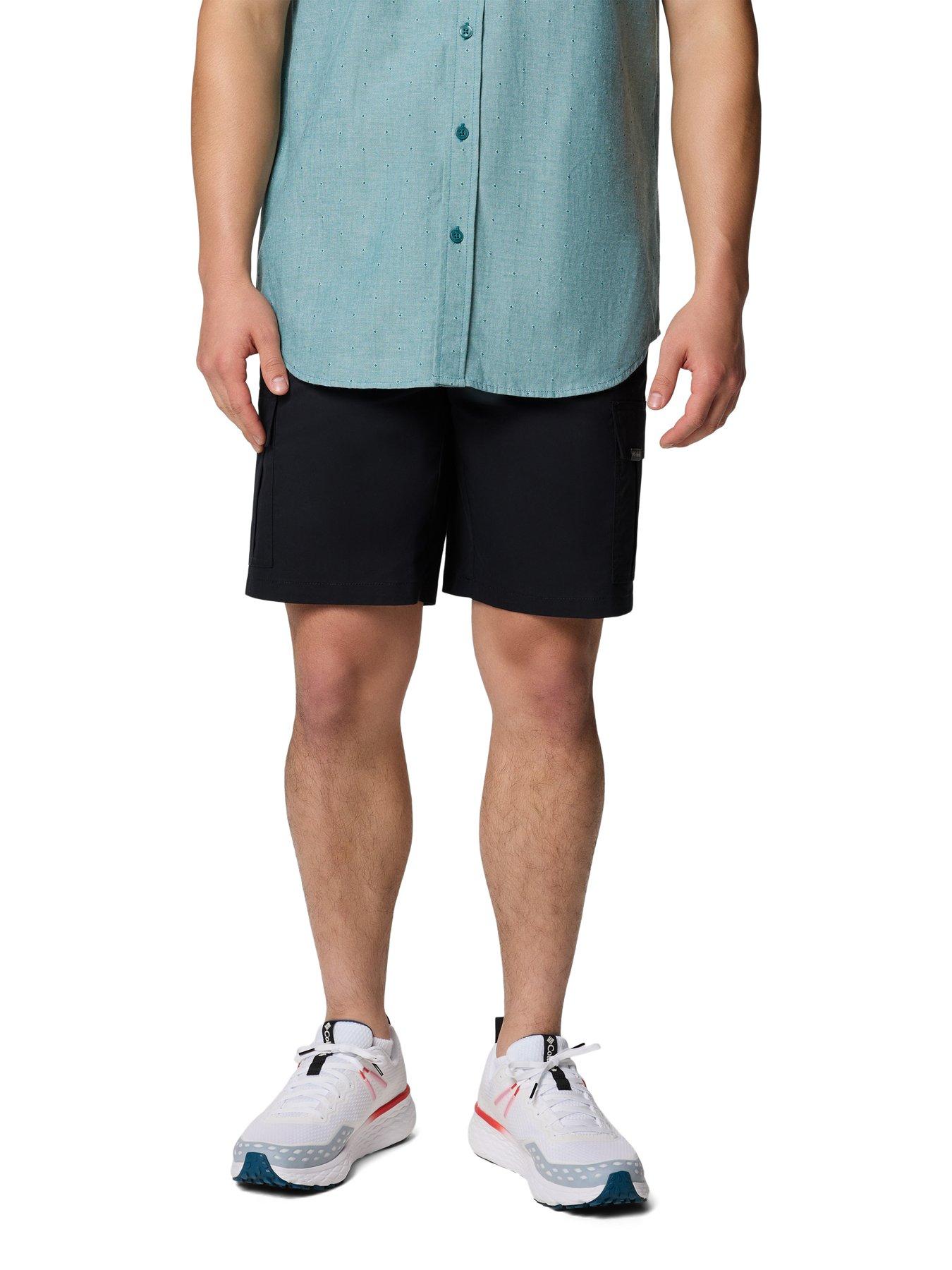 columbia-mens-rapid-rivers-cargo-shorts-blackfront