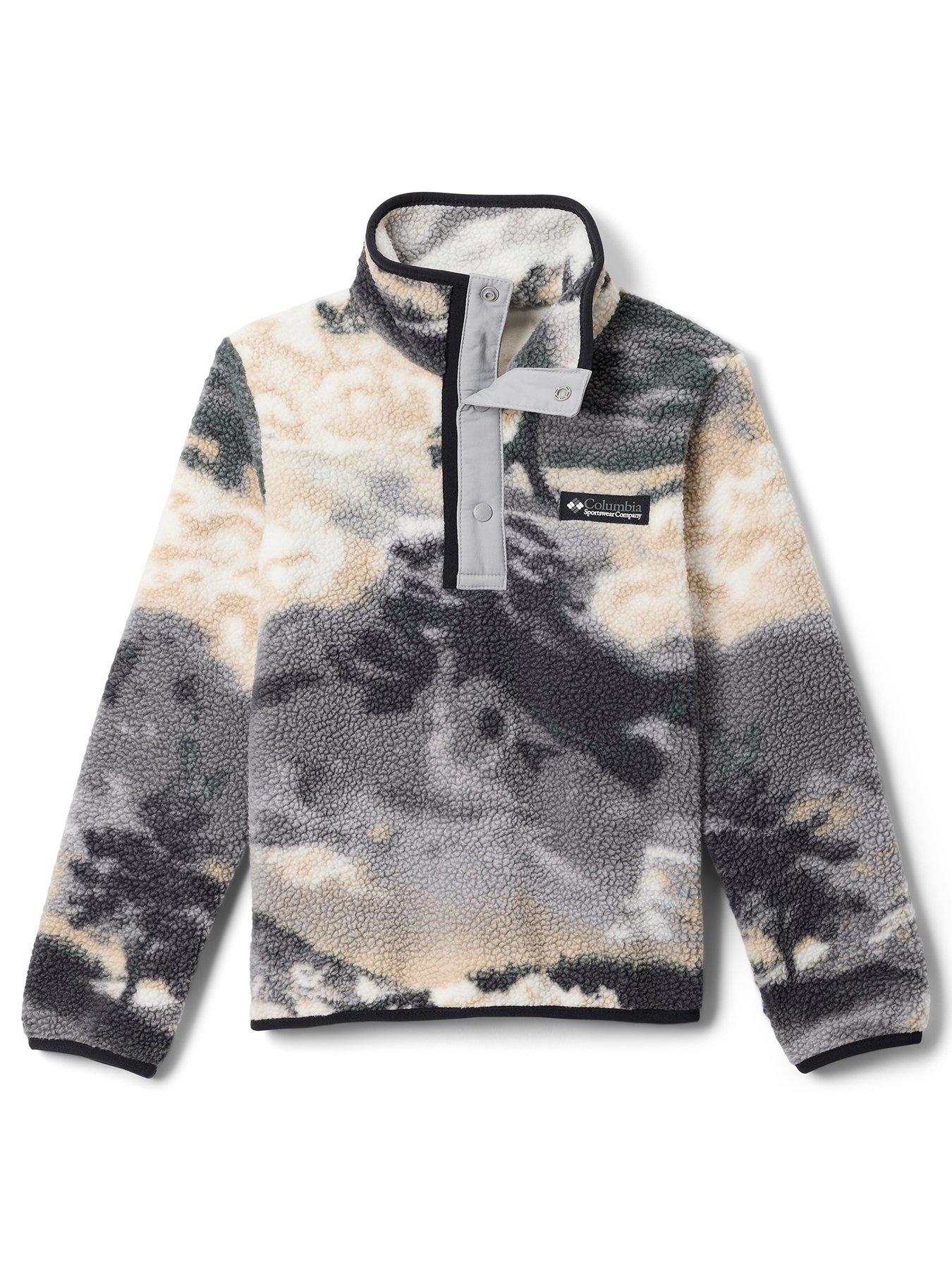 columbia-junior-boys-helvetia-ii-printed-half-snap-fleece-grey