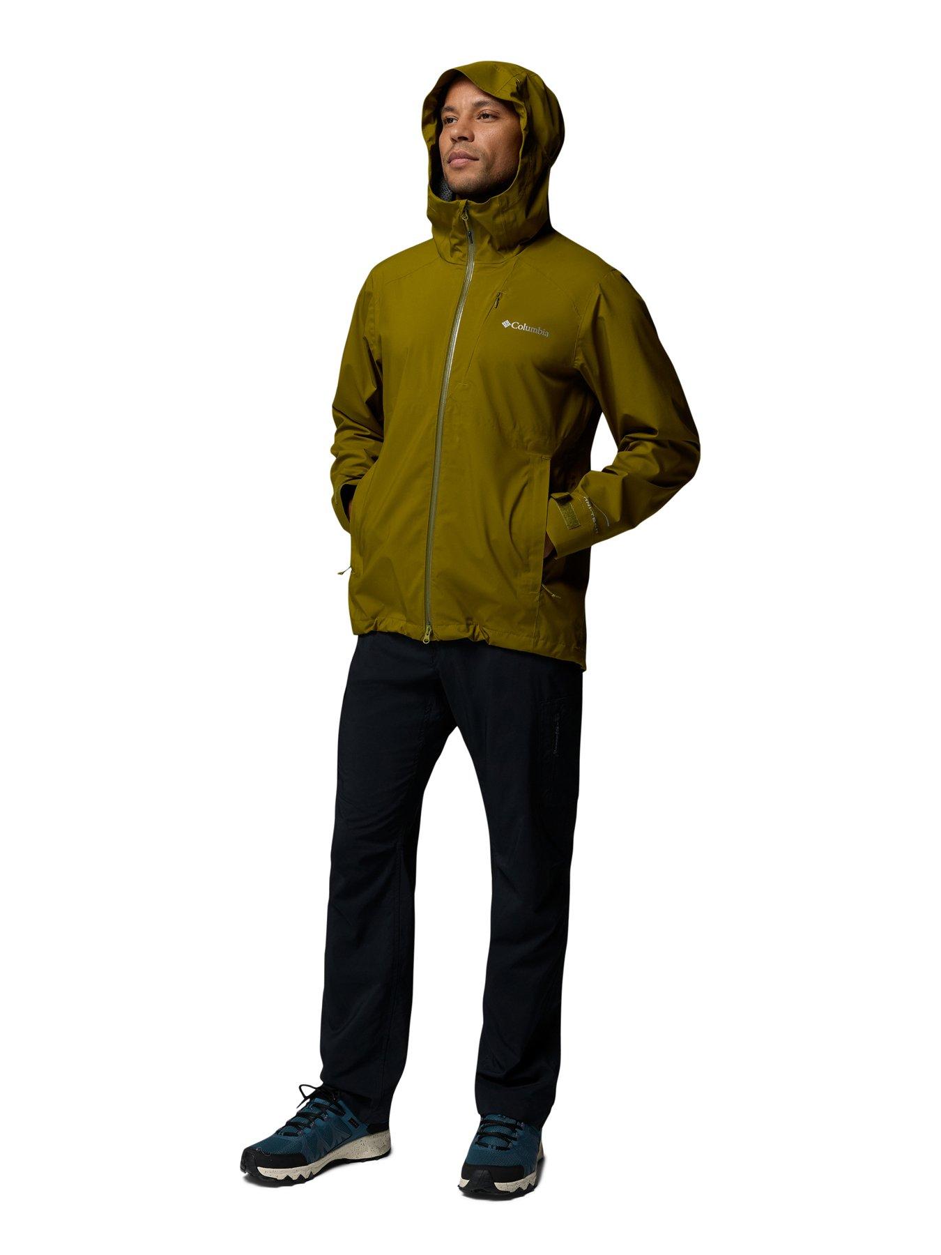 Image 3 of 7 of Columbia Mens Trailborne 25L Waterproof Shell Jacket - Green