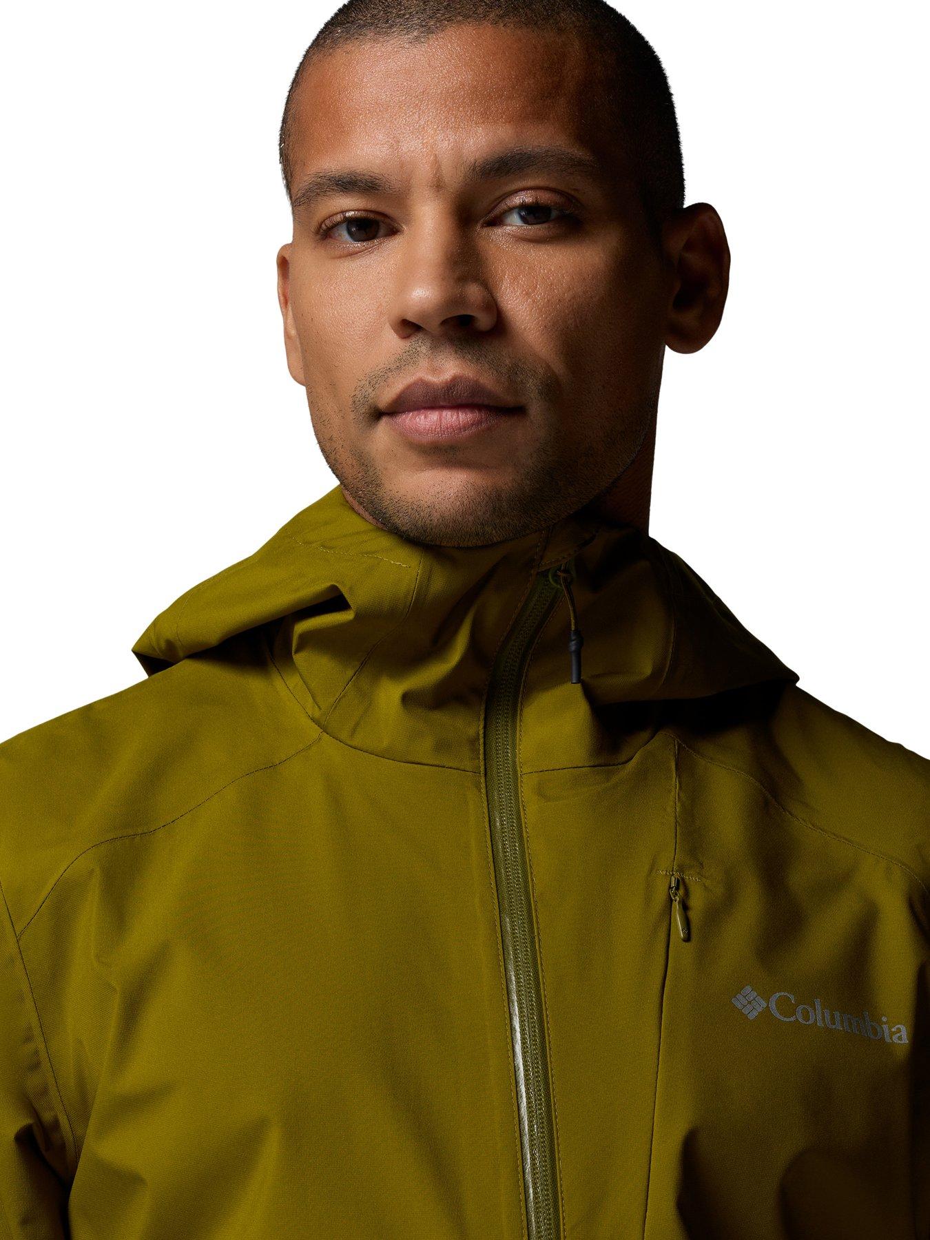 Image 5 of 7 of Columbia Mens Trailborne 25L Waterproof Shell Jacket - Green