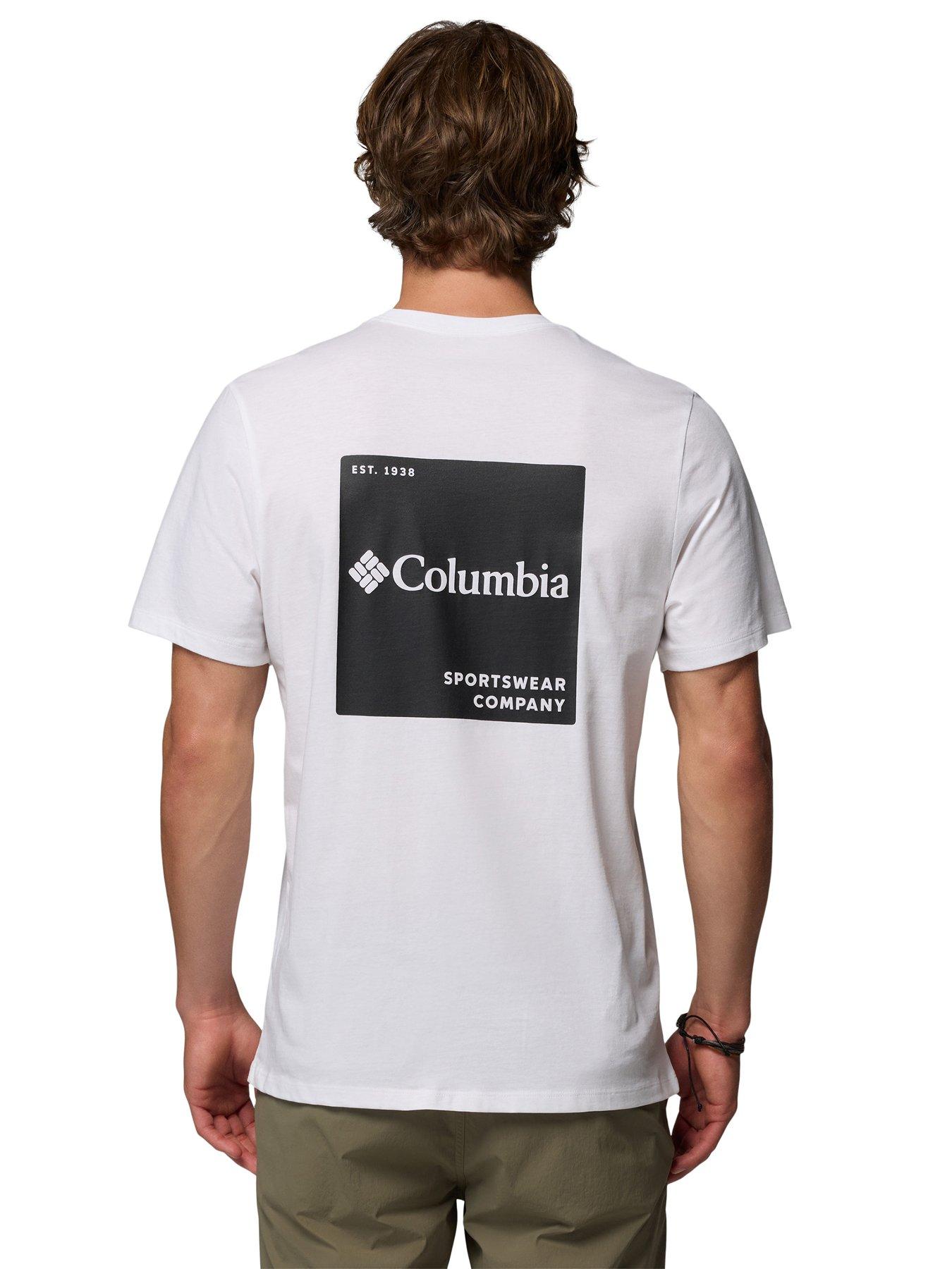 Columbia Mens Csc Logo Back T-Shirt - White