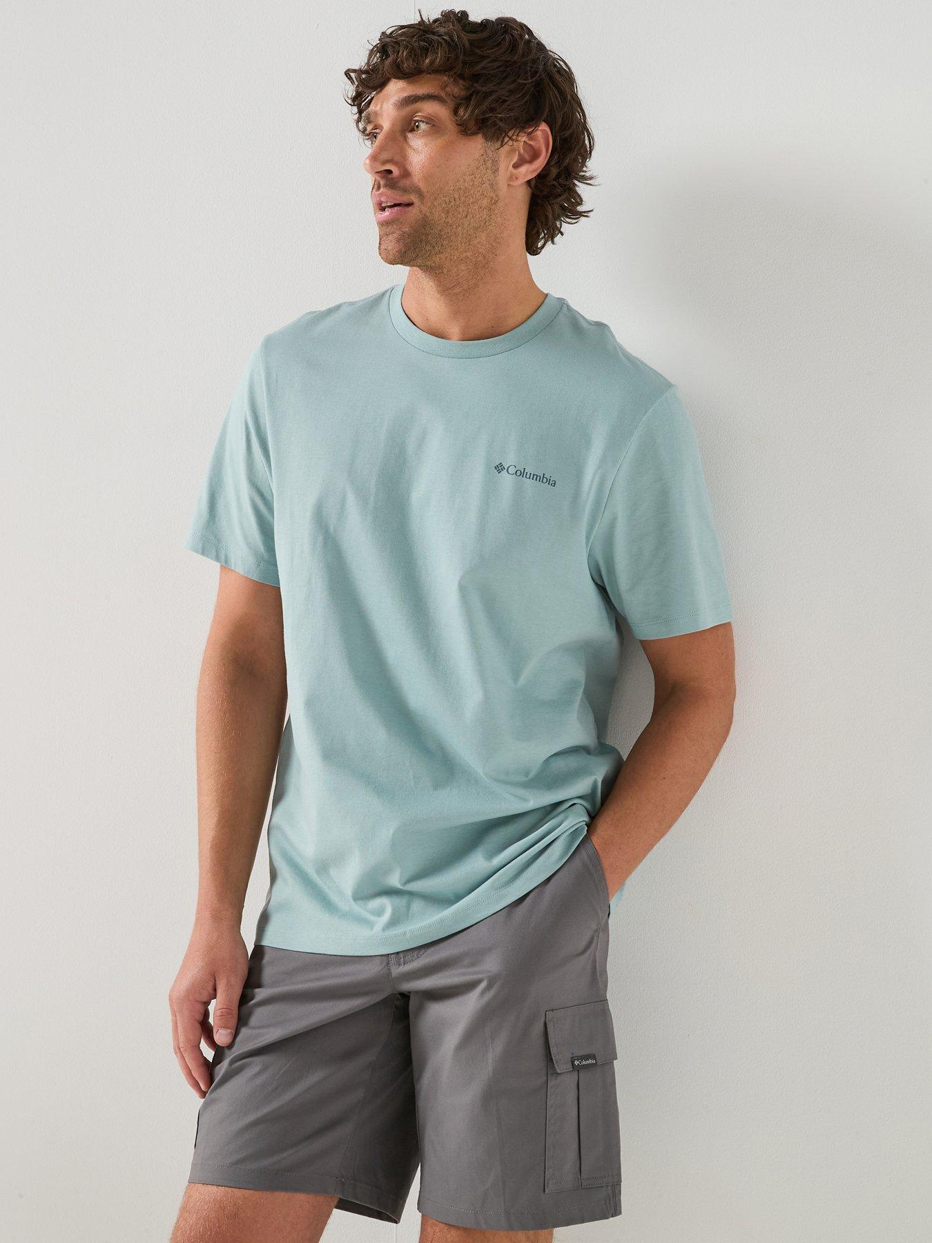Columbia Mens CSC Logo Back T-Shirt - Blue