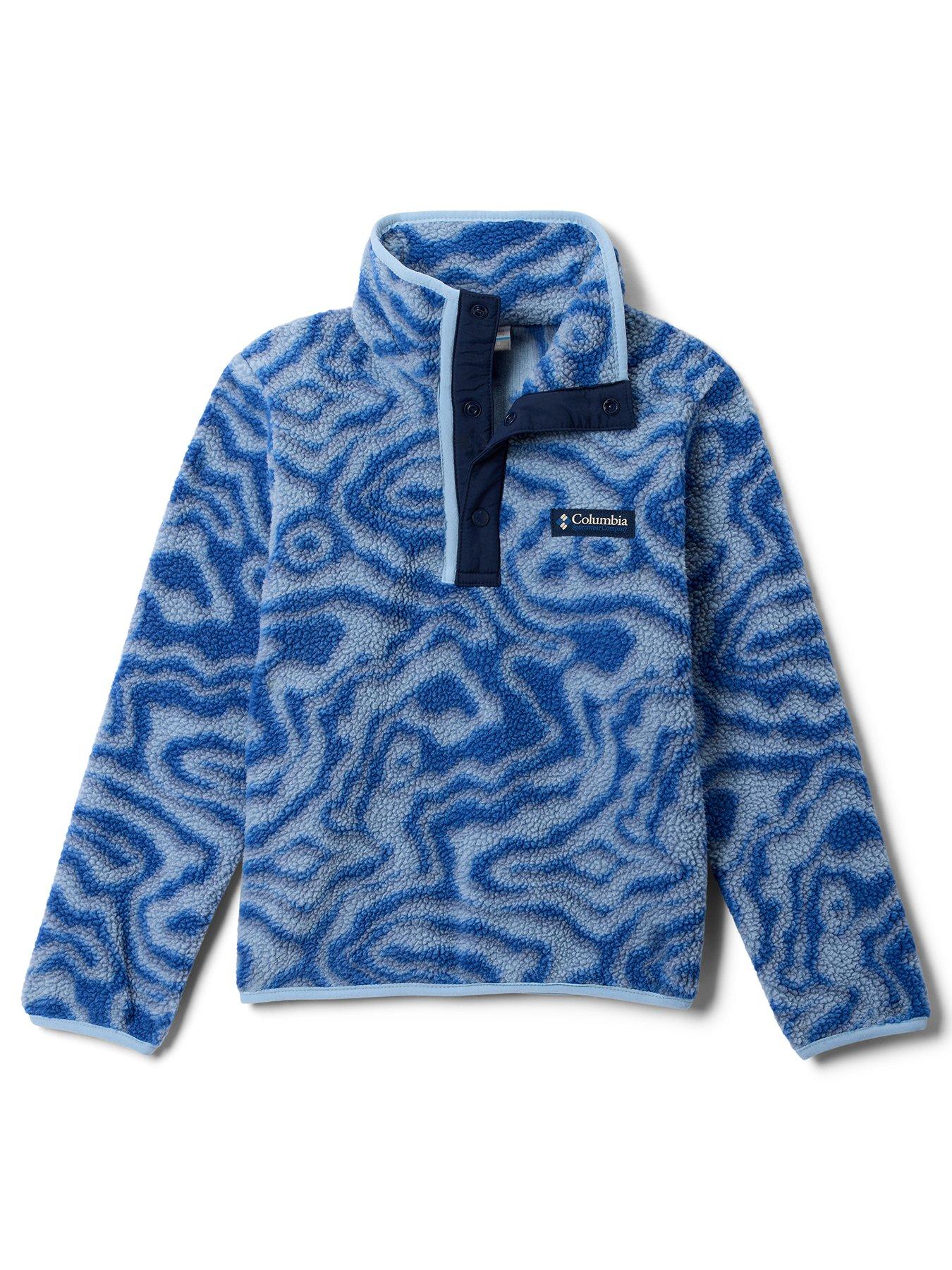 columbia-junior-boys-helvetia-ii-printed-half-snap-fleece-blue