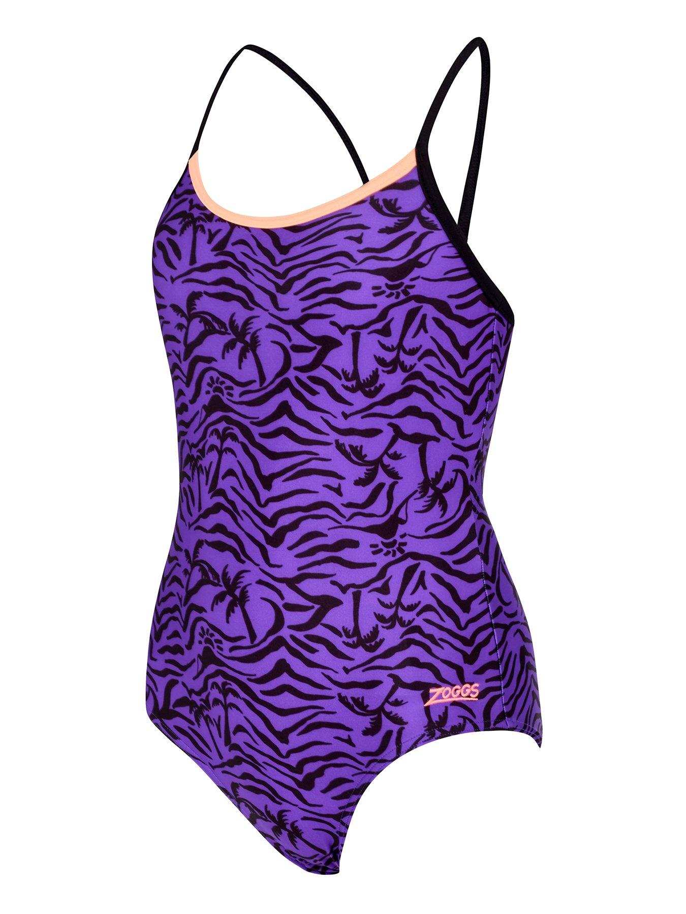 Image 2 of 6 of Zoggs Junior Girls Sprintback Swimsuit - Multi