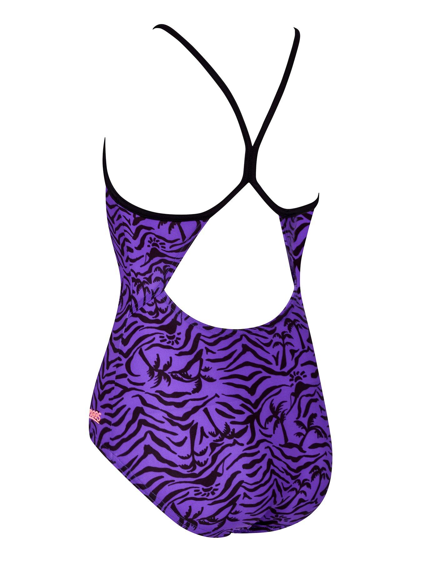 Image 3 of 6 of Zoggs Junior Girls Sprintback Swimsuit - Multi