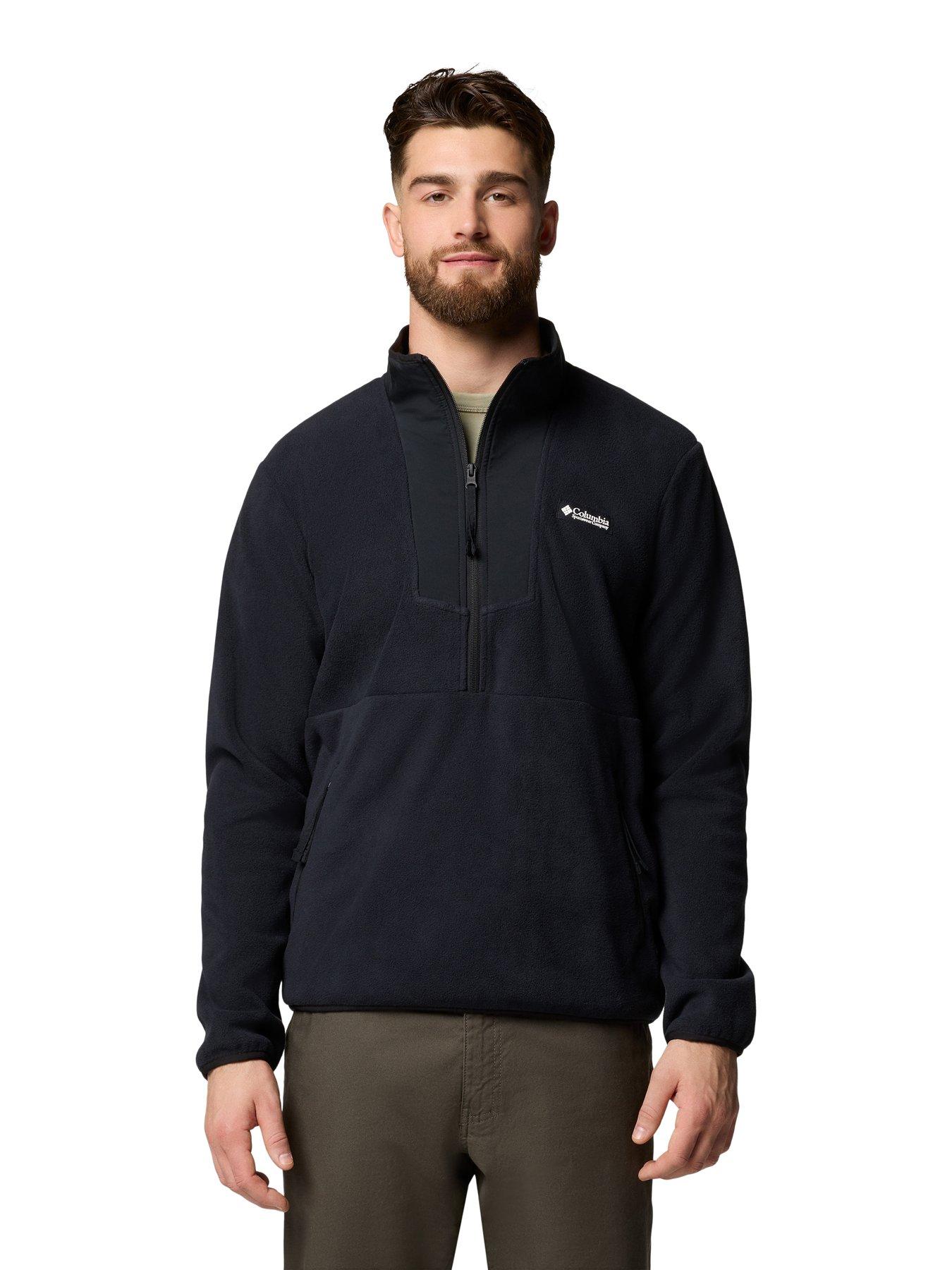 Image 1 of 5 of Columbia Mens Sequoia Grove Half Zip Fleece - Black