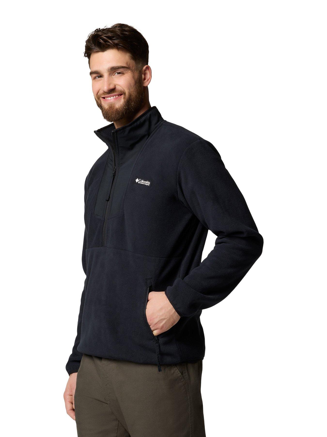 Image 4 of 5 of Columbia Mens Sequoia Grove Half Zip Fleece - Black