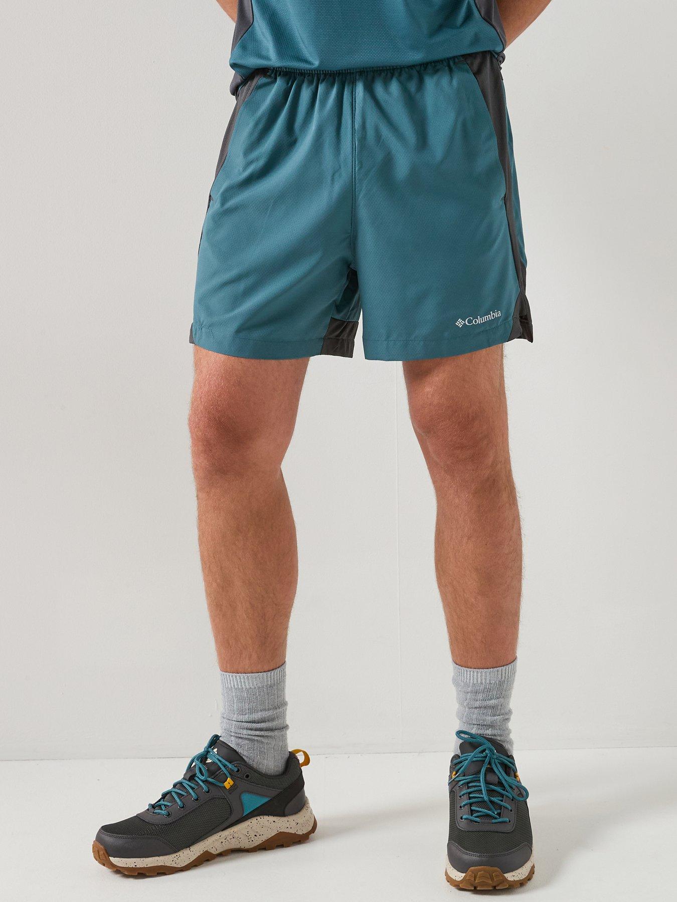 Columbia Mens Three Pitch Shorts - Blue