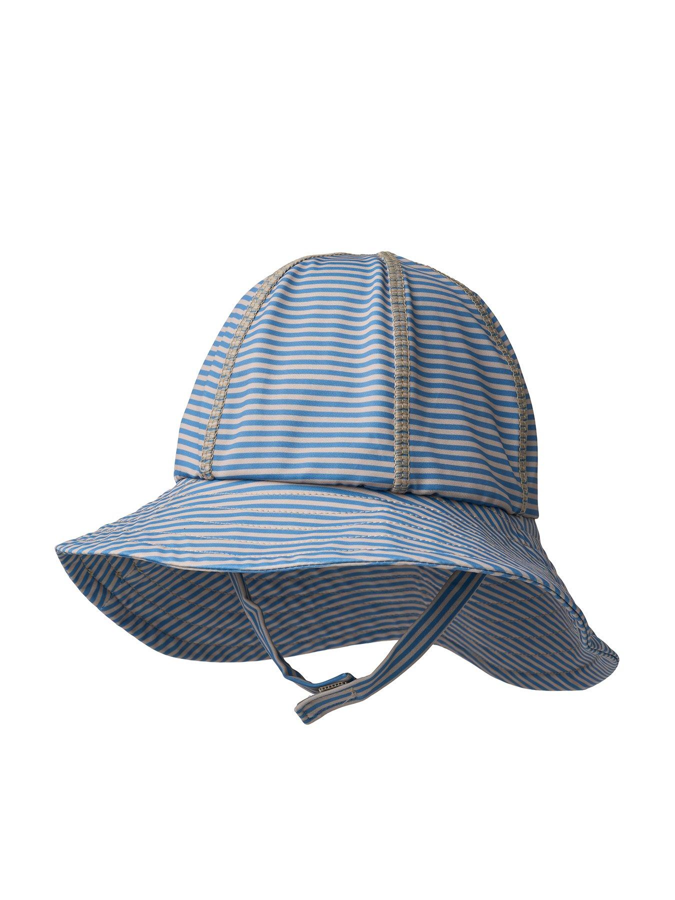 Wheat Baby Boys Uv Stripe Sunhat - Blue