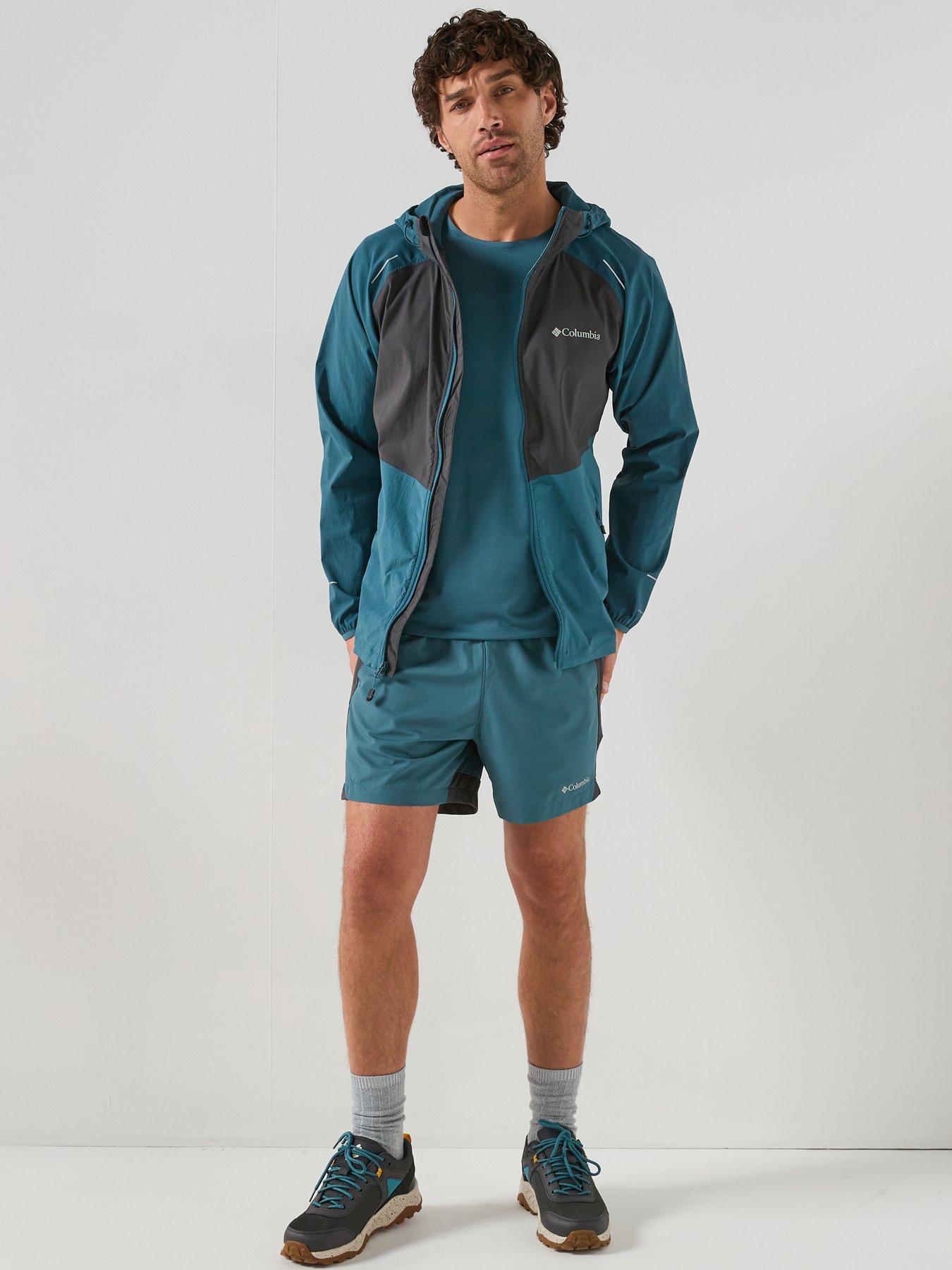 Image 3 of 6 of Columbia Mens Tech Ii Wind Full Zip Jacket - Blue
