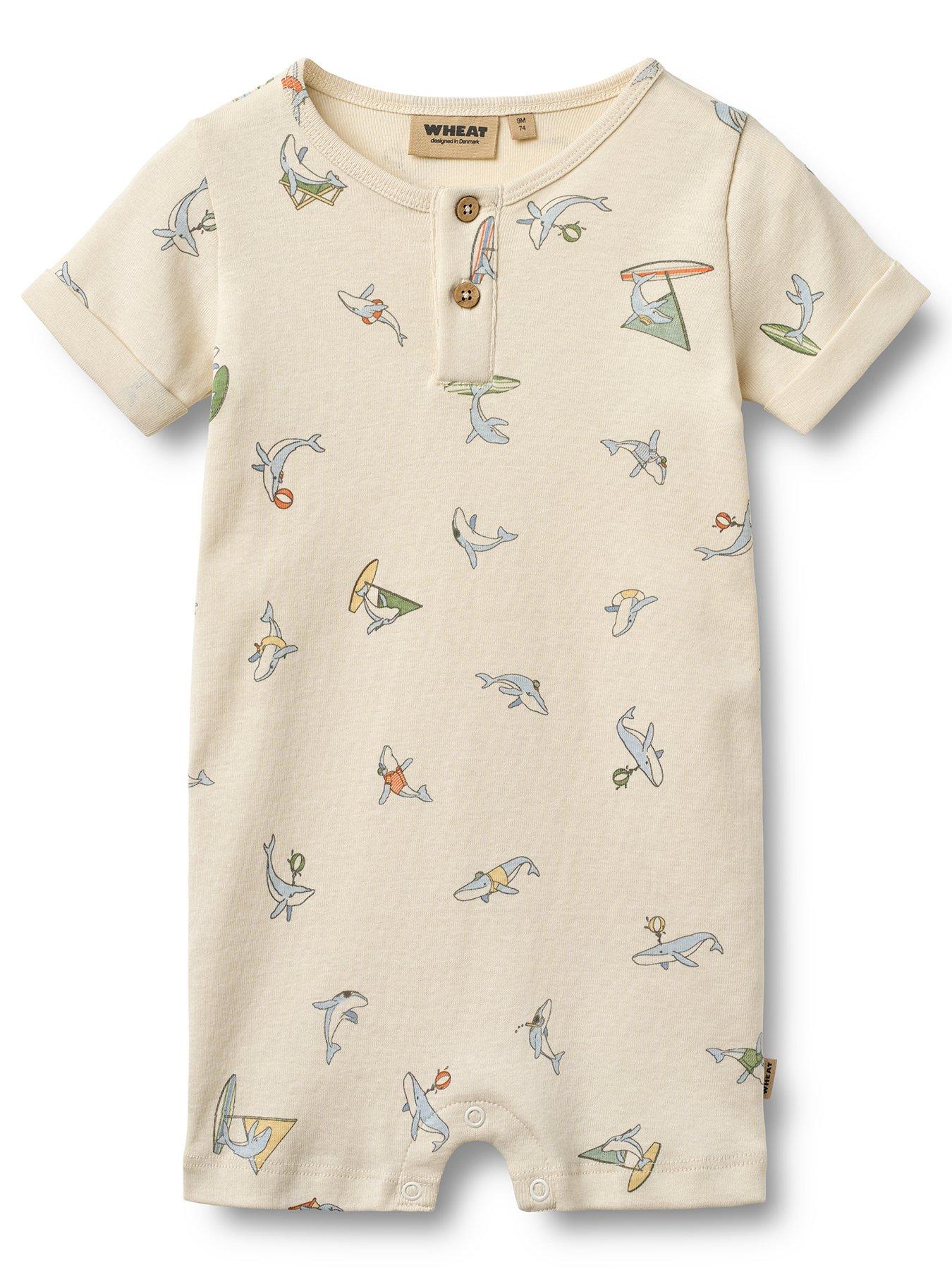 wheat-baby-boys-printed-shorty-romper-cream