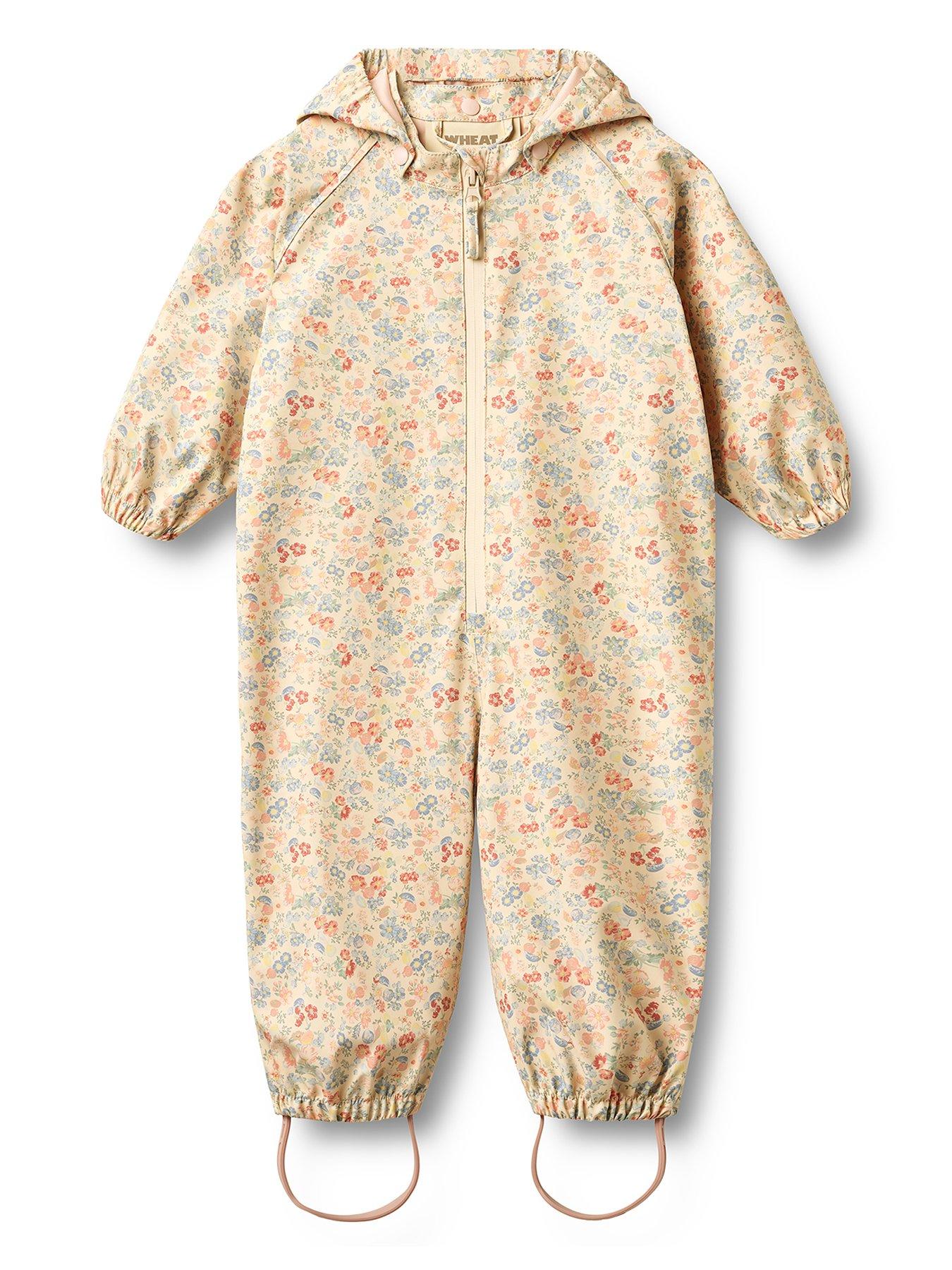 wheat-girls-mika-flowers-amp-seashell-printed-rainsuit-pink