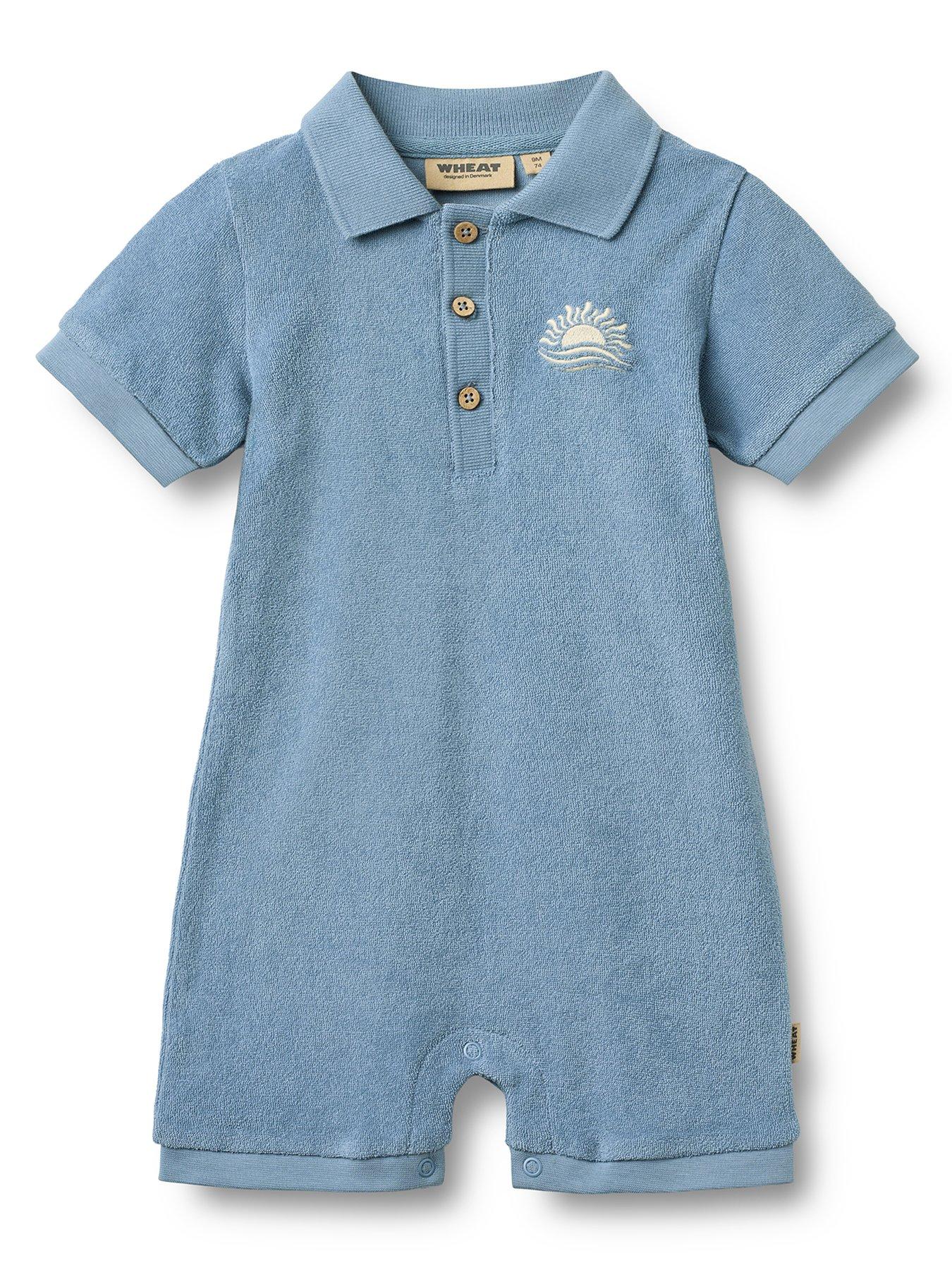 wheat-baby-boys-shorty-romper-bluestillFront