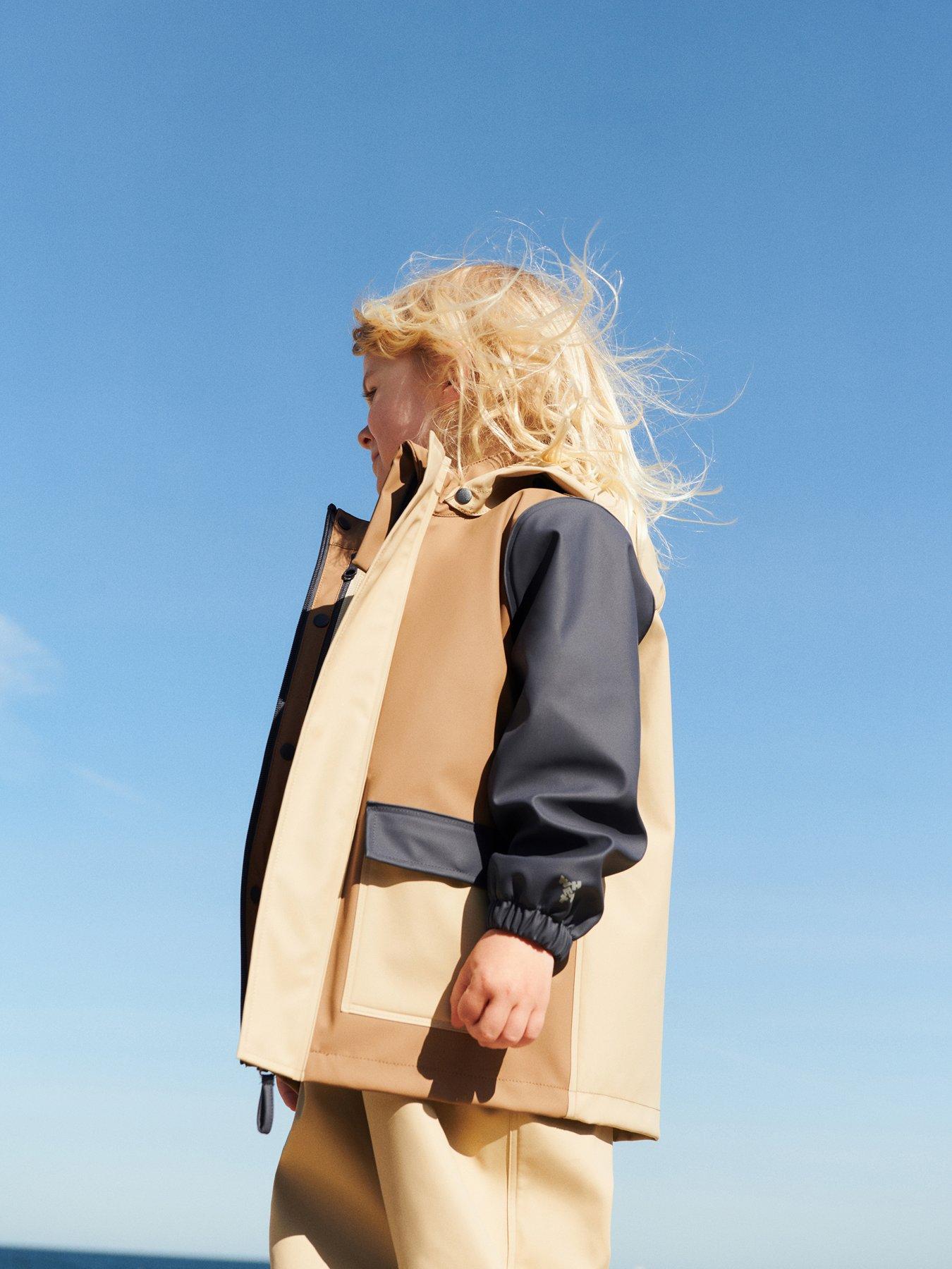 Wheat Boys Colourblock Rain Jacket - Multi