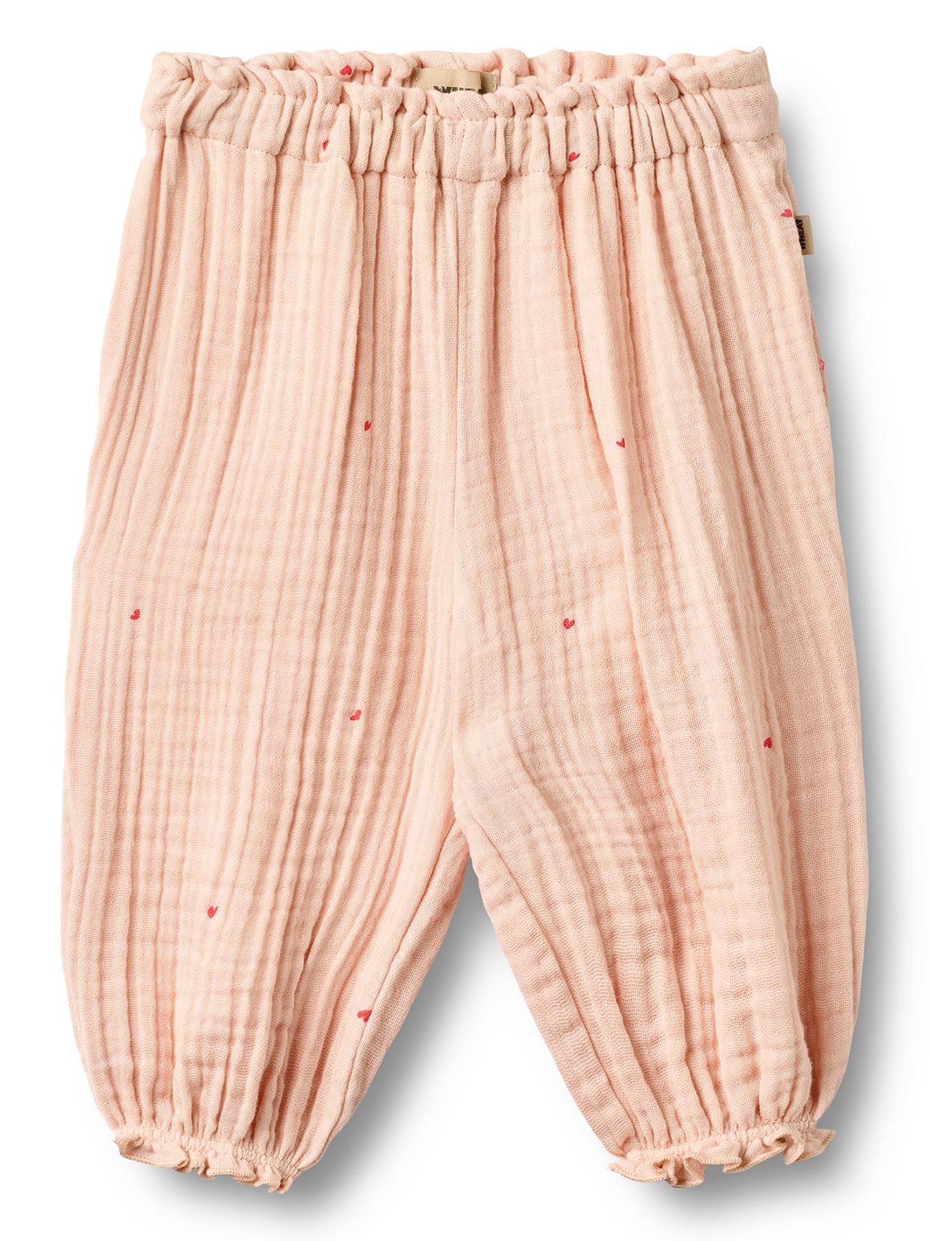 Wheat Baby Girls Co-ord Trousers - Pink