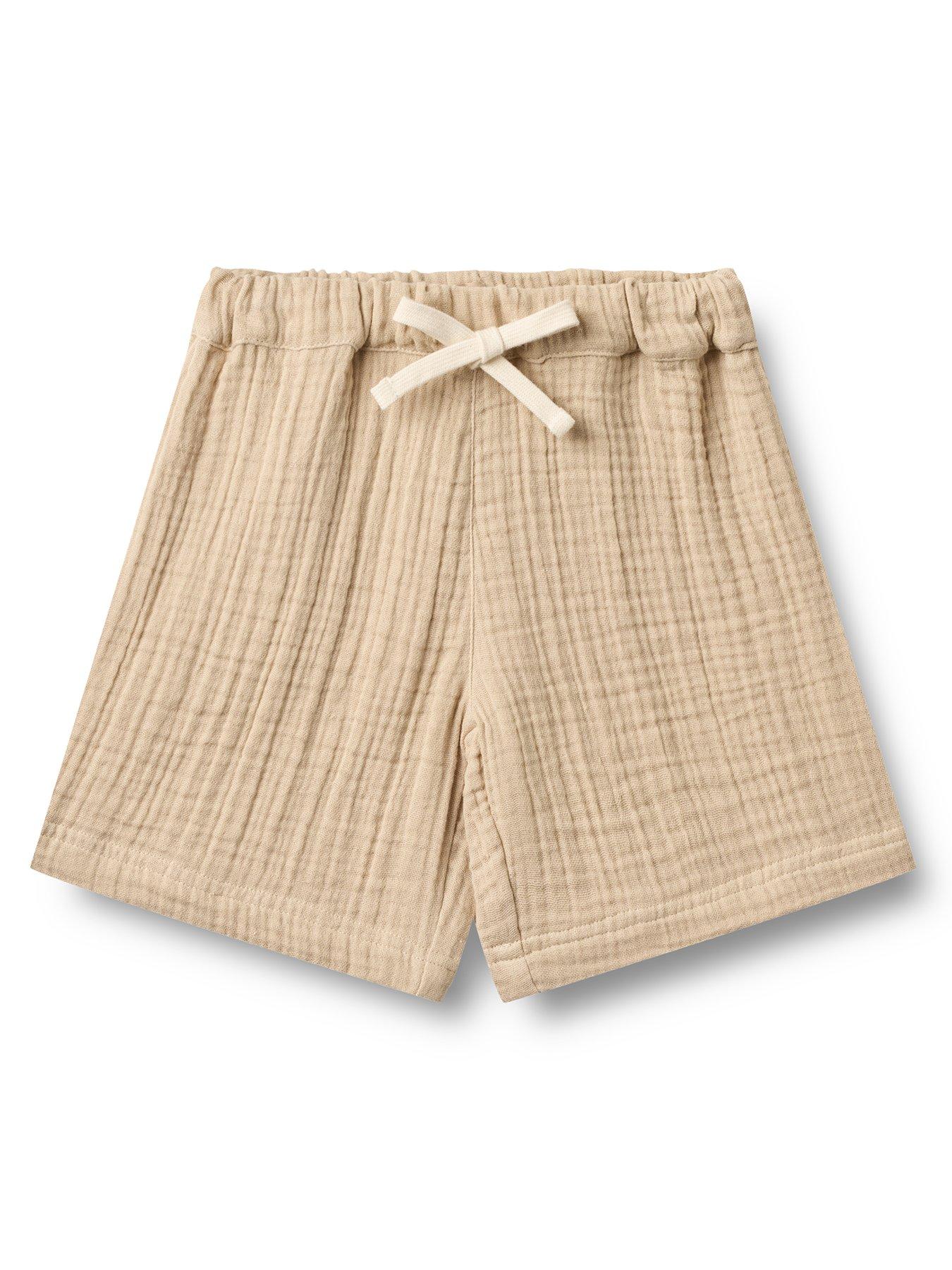 Image 2 of 4 of Wheat Boys Sibling Co-ord Shorts - Beige