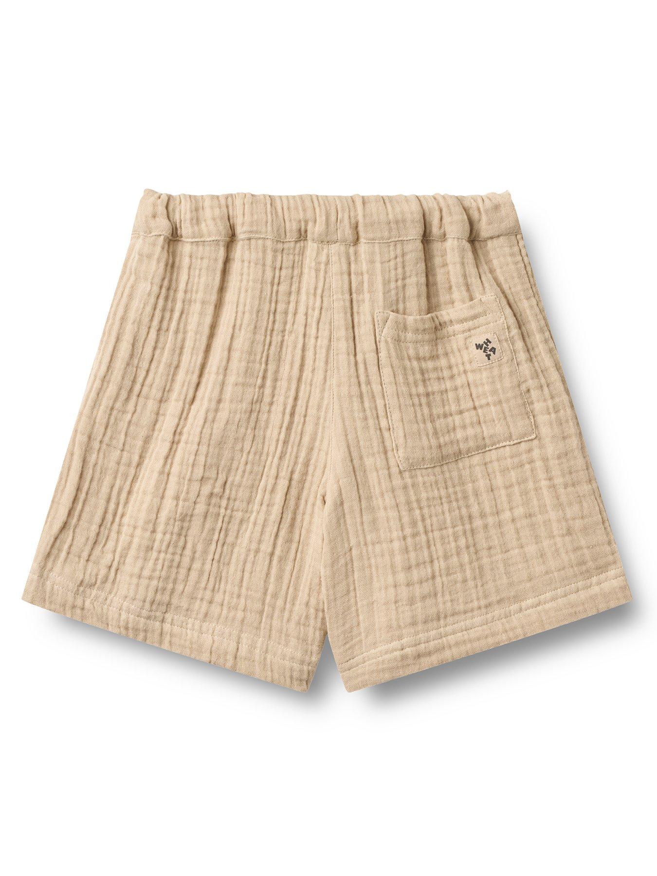 Image 3 of 4 of Wheat Boys Sibling Co-ord Shorts - Beige