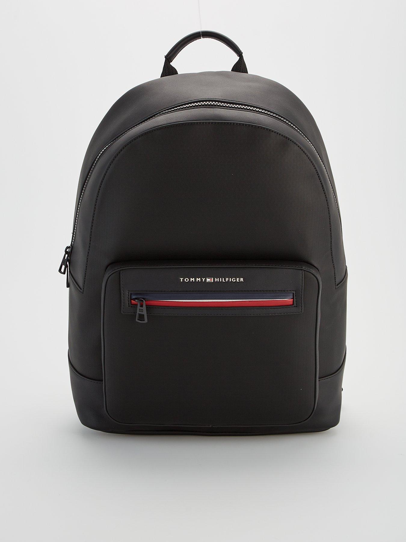 Image 1 of 4 of Tommy Hilfiger Th Foundation Backpack - Black