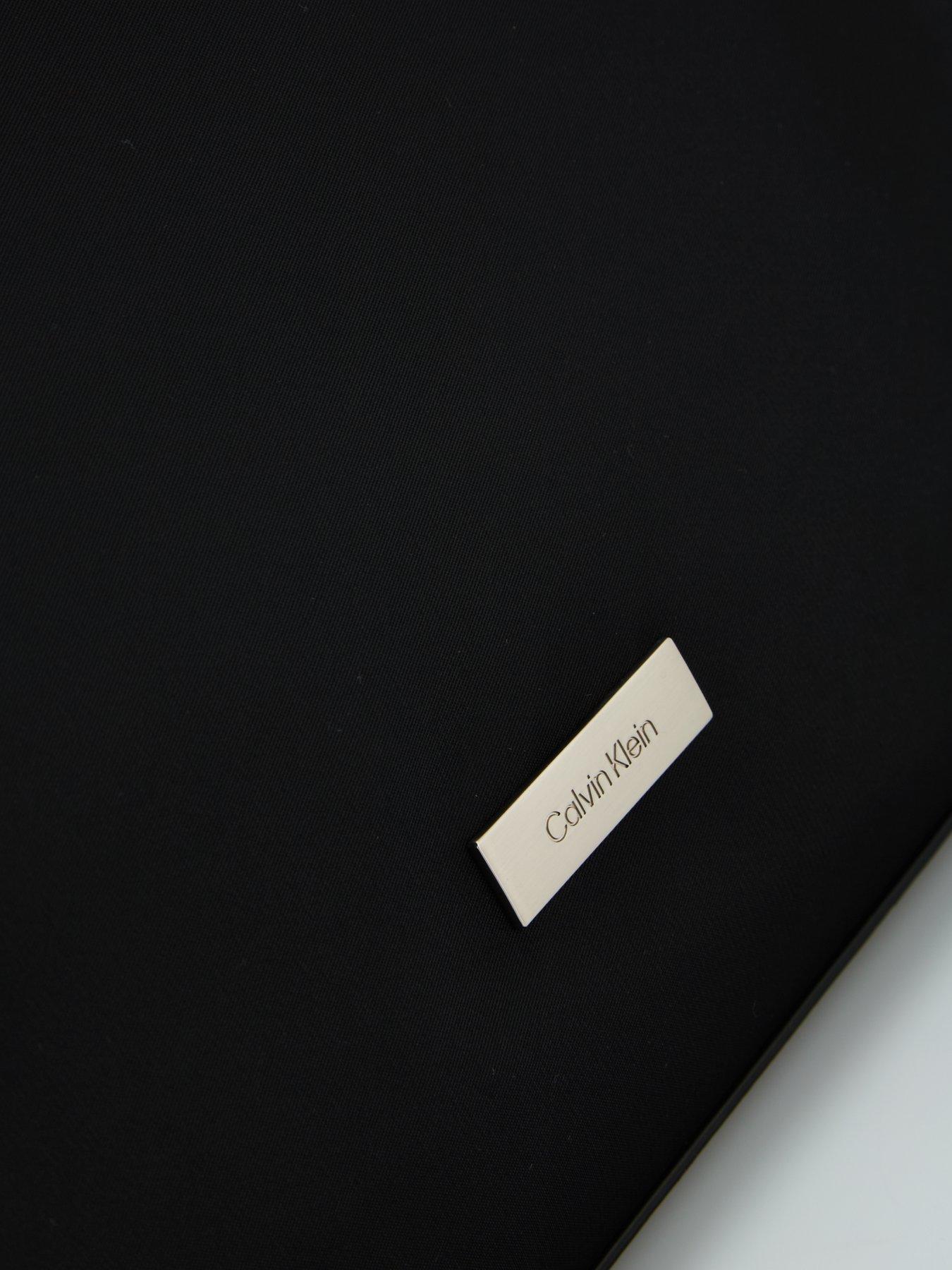 Image 3 of 6 of Calvin Klein Sleek Pocket Tote Bag - Black
