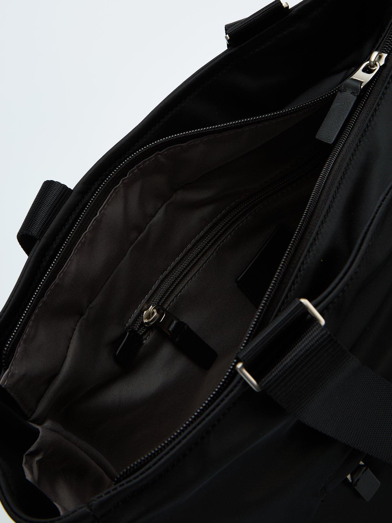 Image 6 of 6 of Calvin Klein Sleek Pocket Tote Bag - Black
