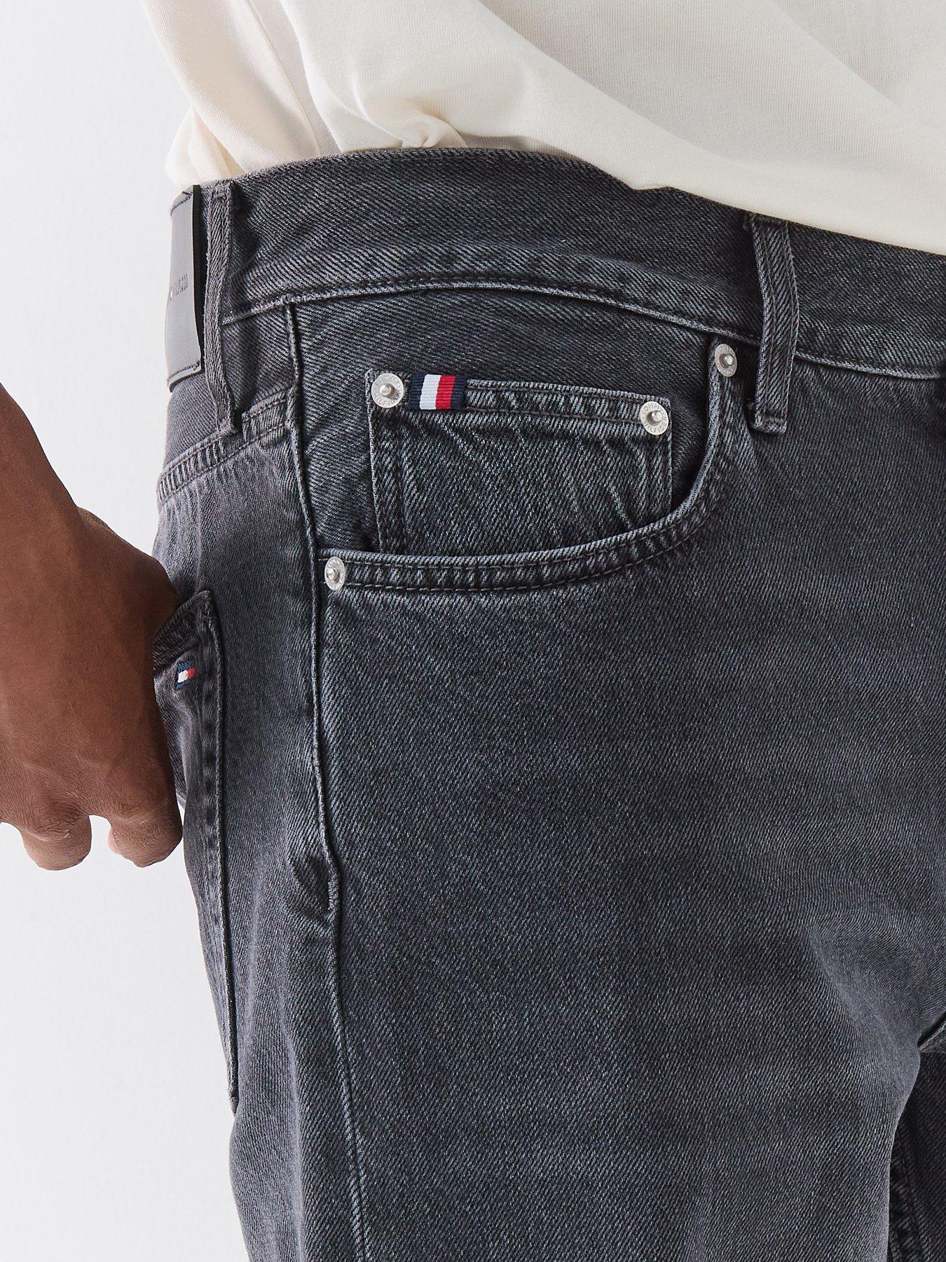 Image 4 of 5 of Tommy Hilfiger Dover Regular Straight Fit Jeans - Black