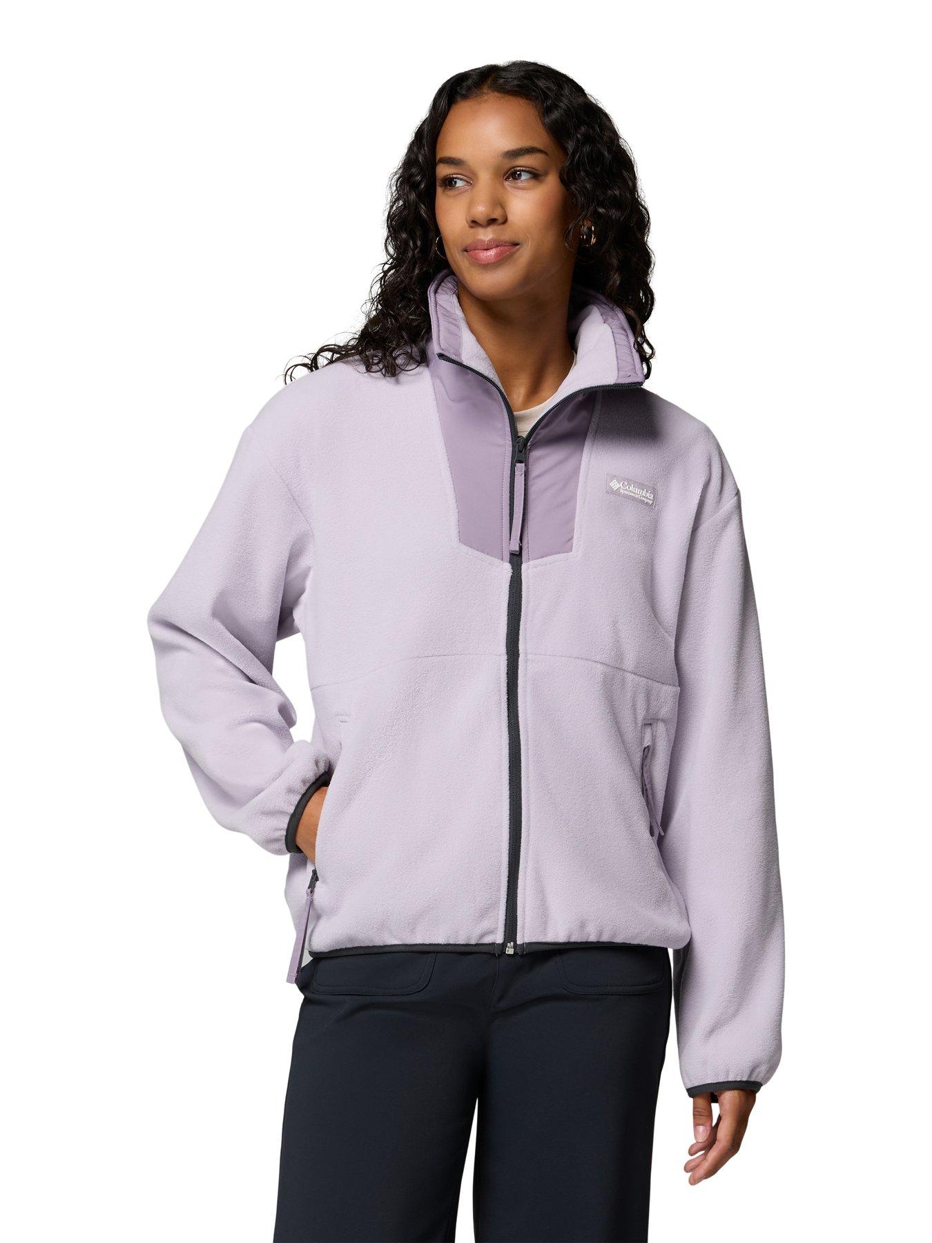 Columbia Womens Sequoia Grove Full Zip Fleece - Purple