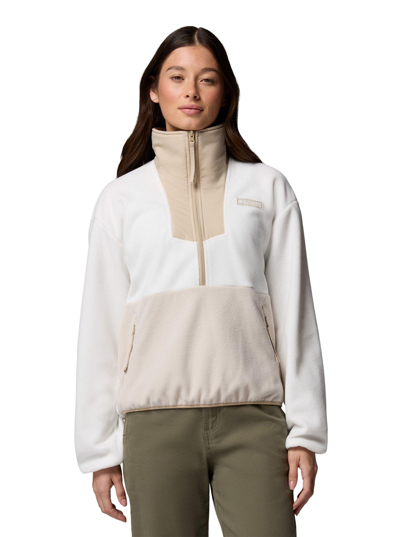 columbia-womens-sequoia-grove-12-zip-fleece-beige