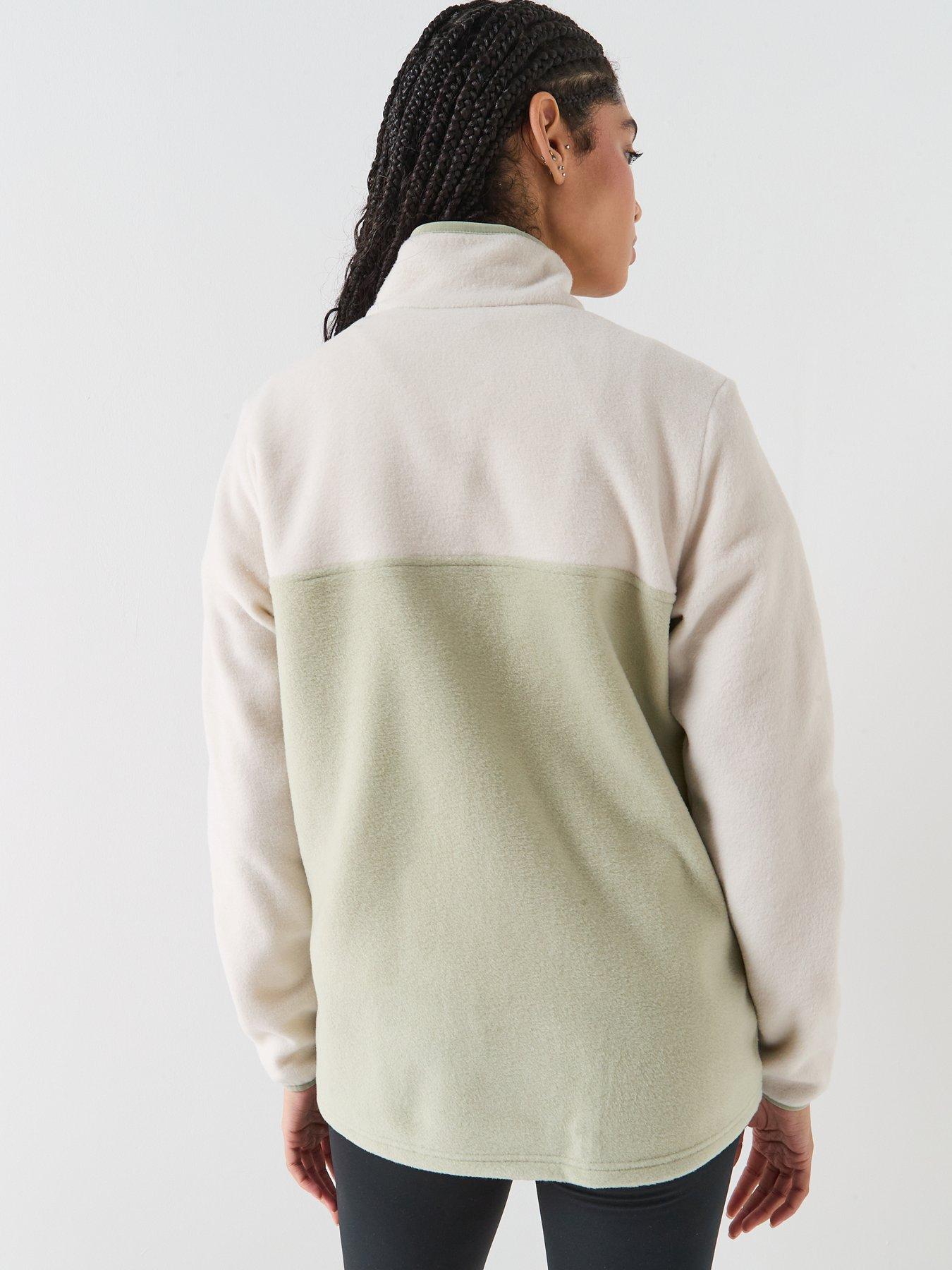 columbia-womens-benton-springs-12-snap-pull-over-greenstillFront