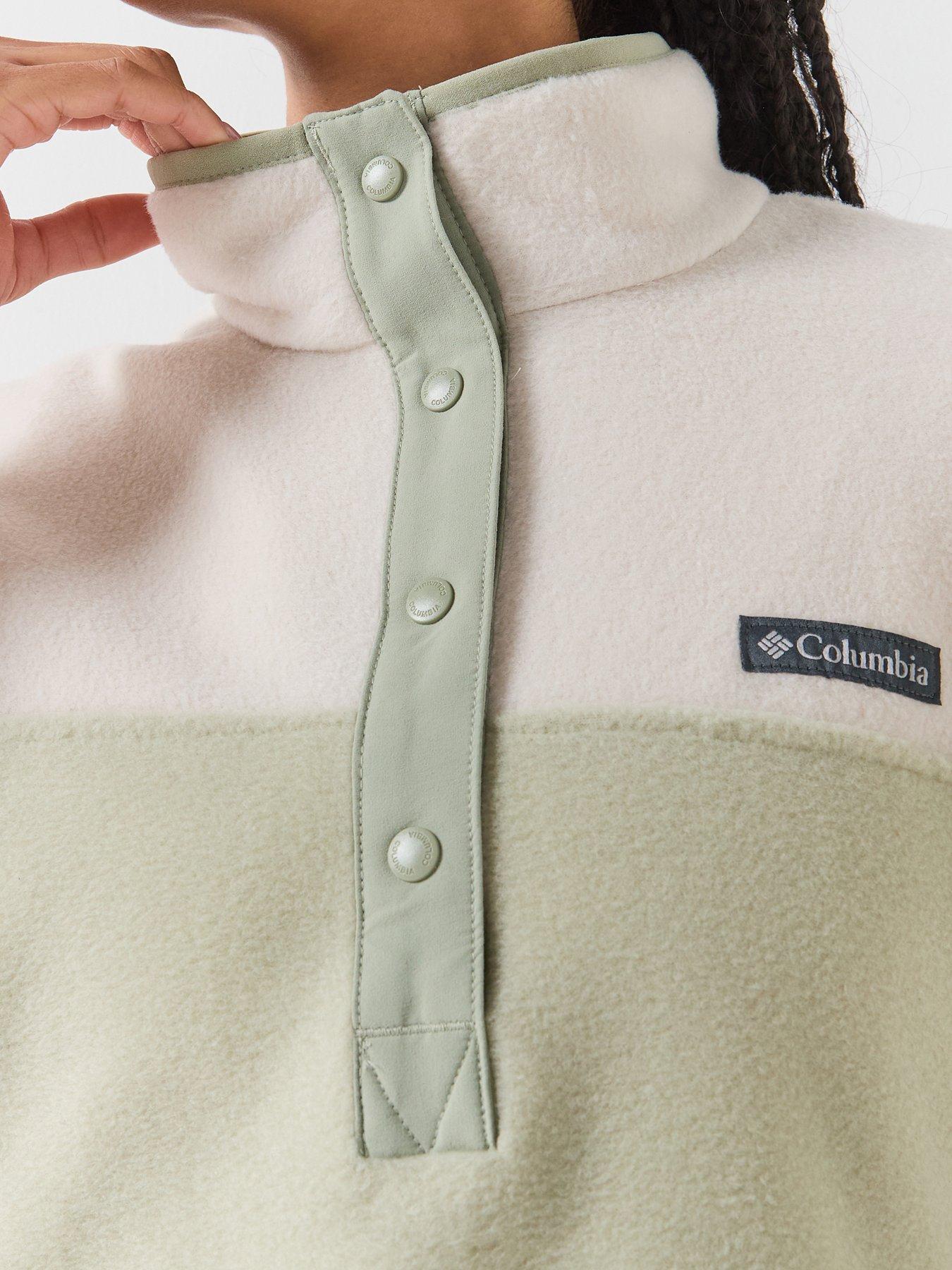 columbia-womens-benton-springs-12-snap-pull-over-greenoutfit