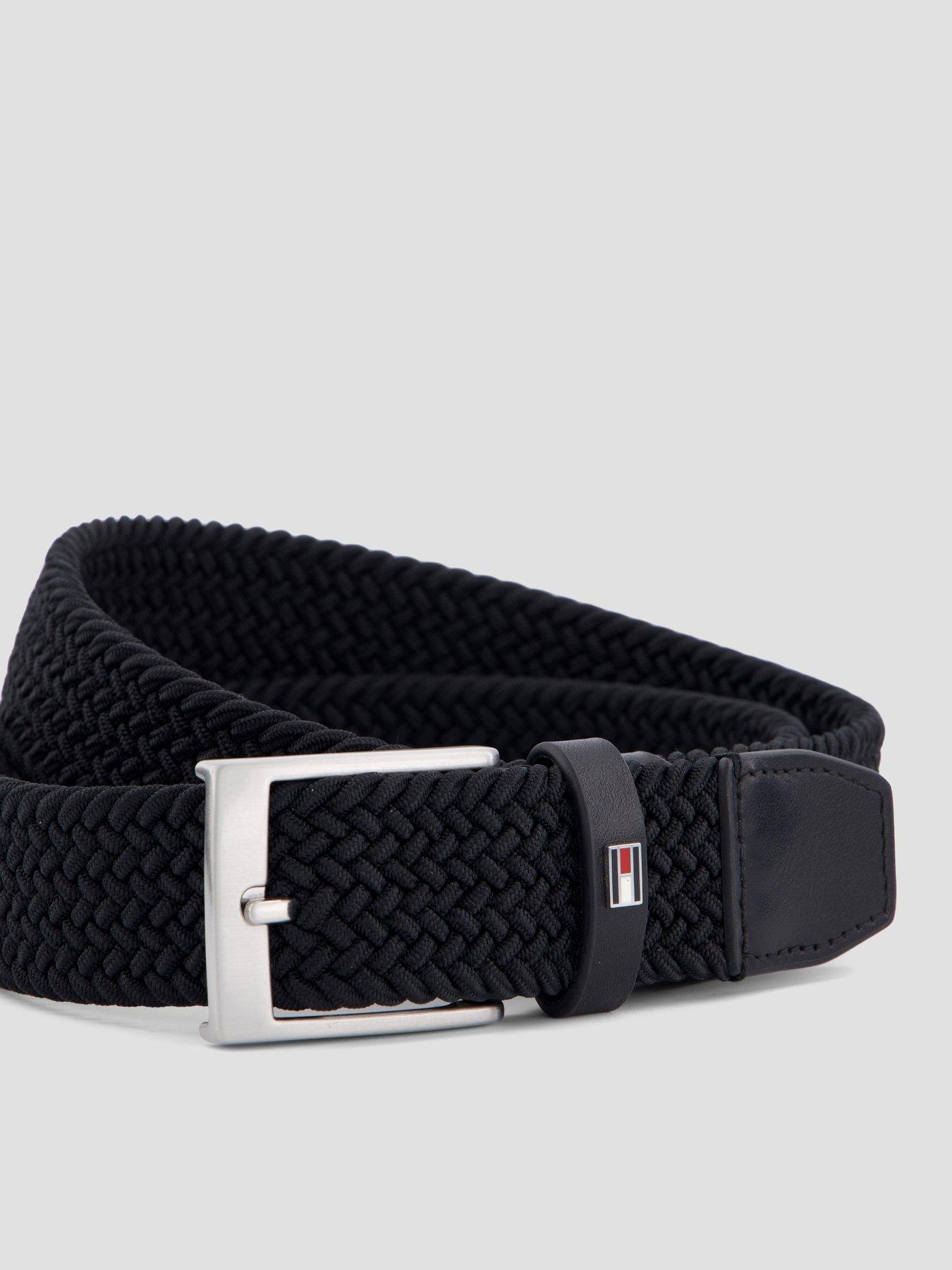 Image 2 of 4 of Tommy Hilfiger Adan 35 Elastic Woven Belt - Black